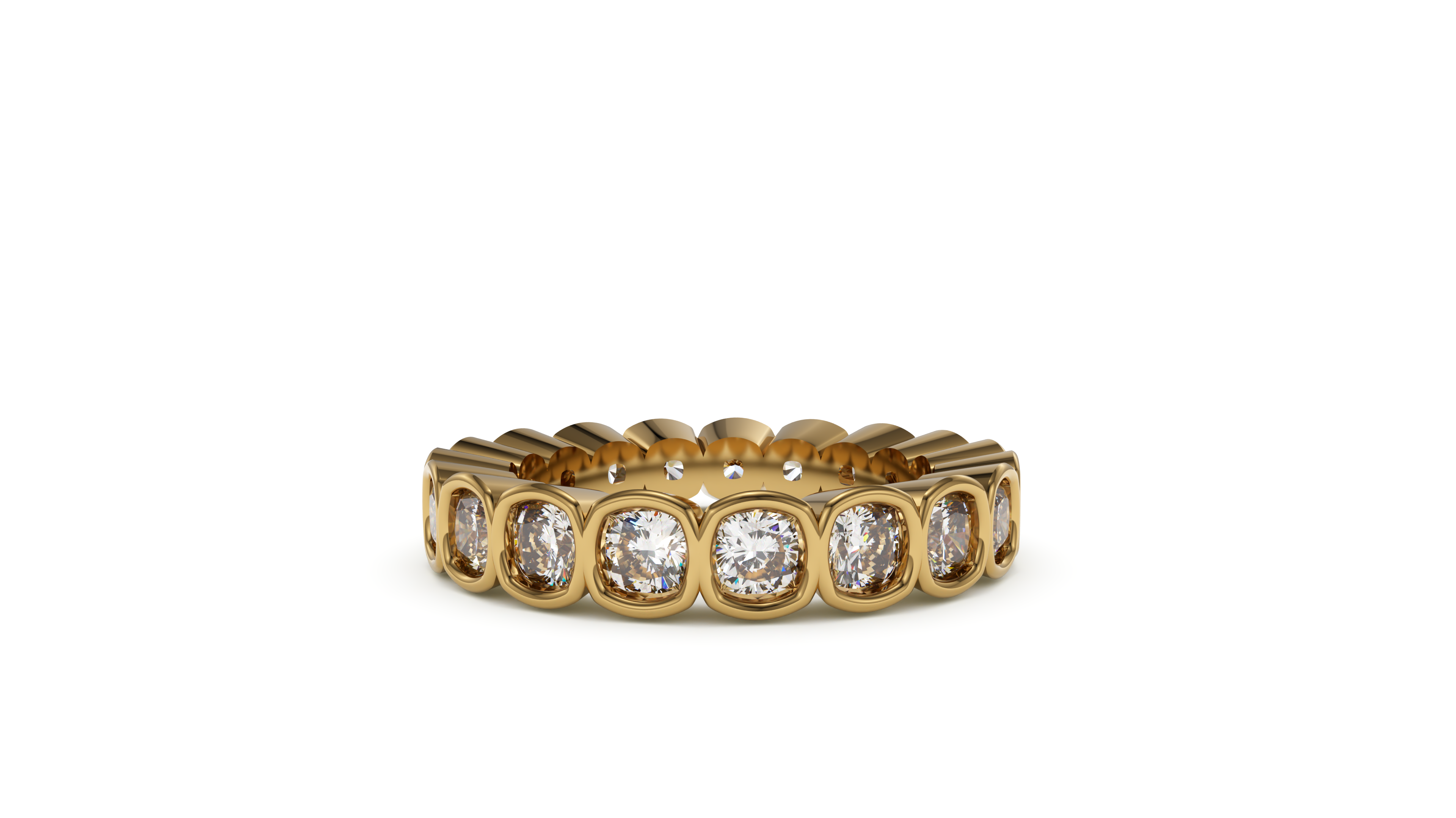 Cushion Bezel Eternity Whisper