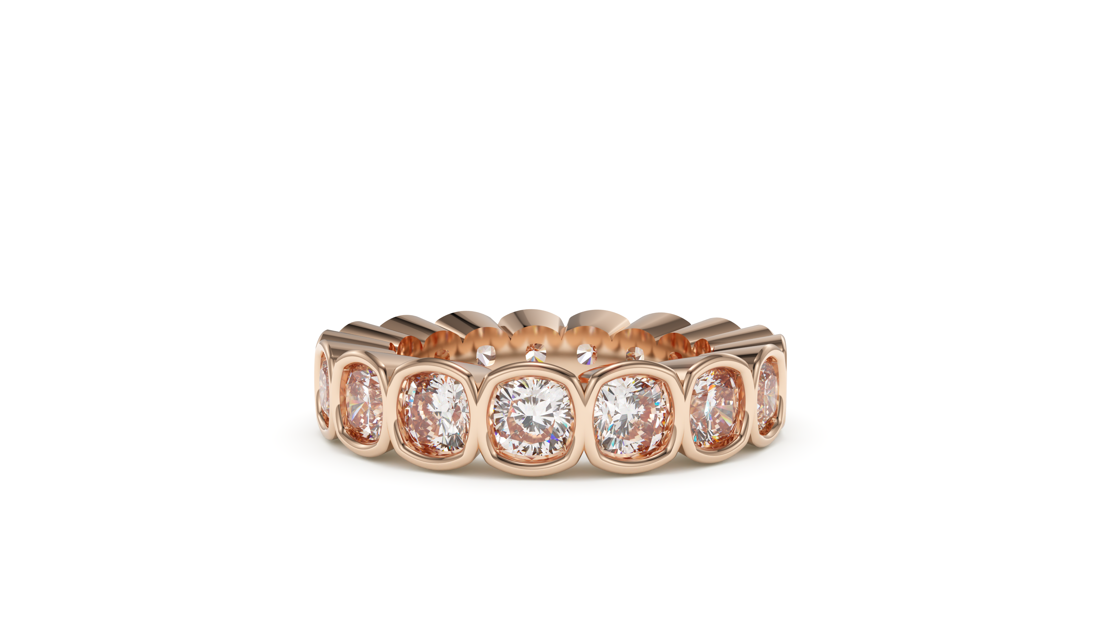 Cushion Bezel Eternity Promise
