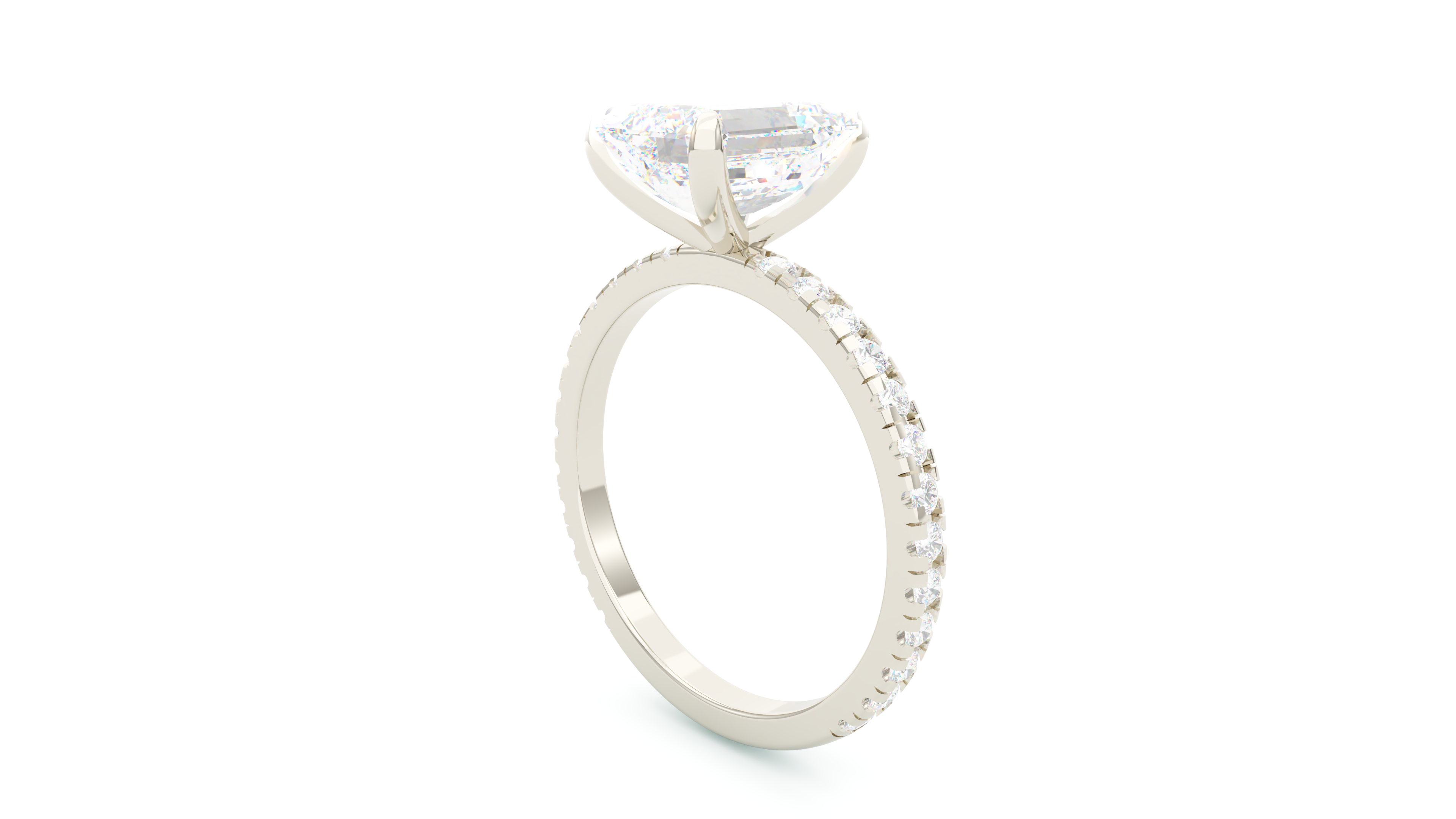 Emerald Modern Pavé