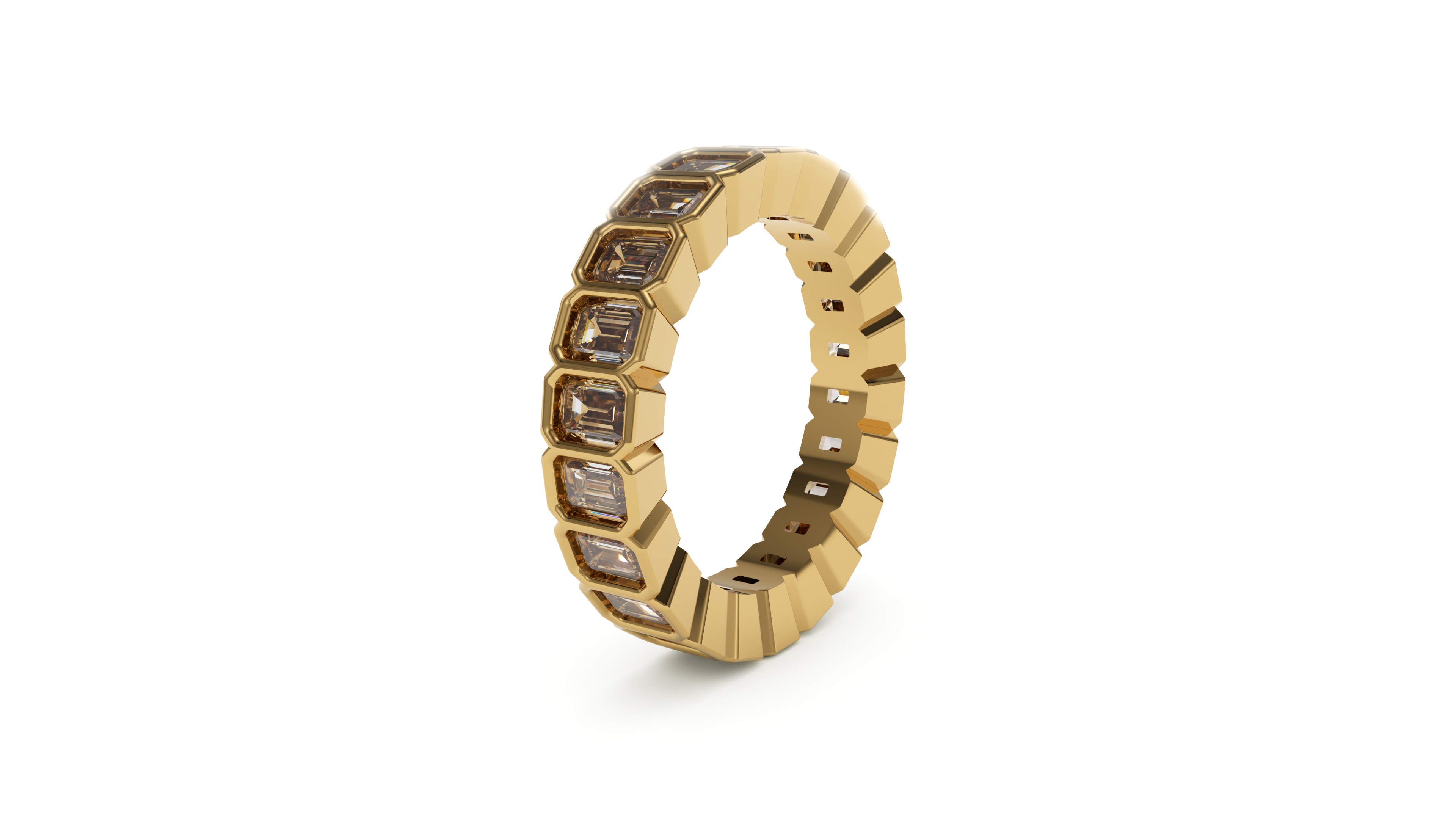 Emerald Bezel Eternity Whisper