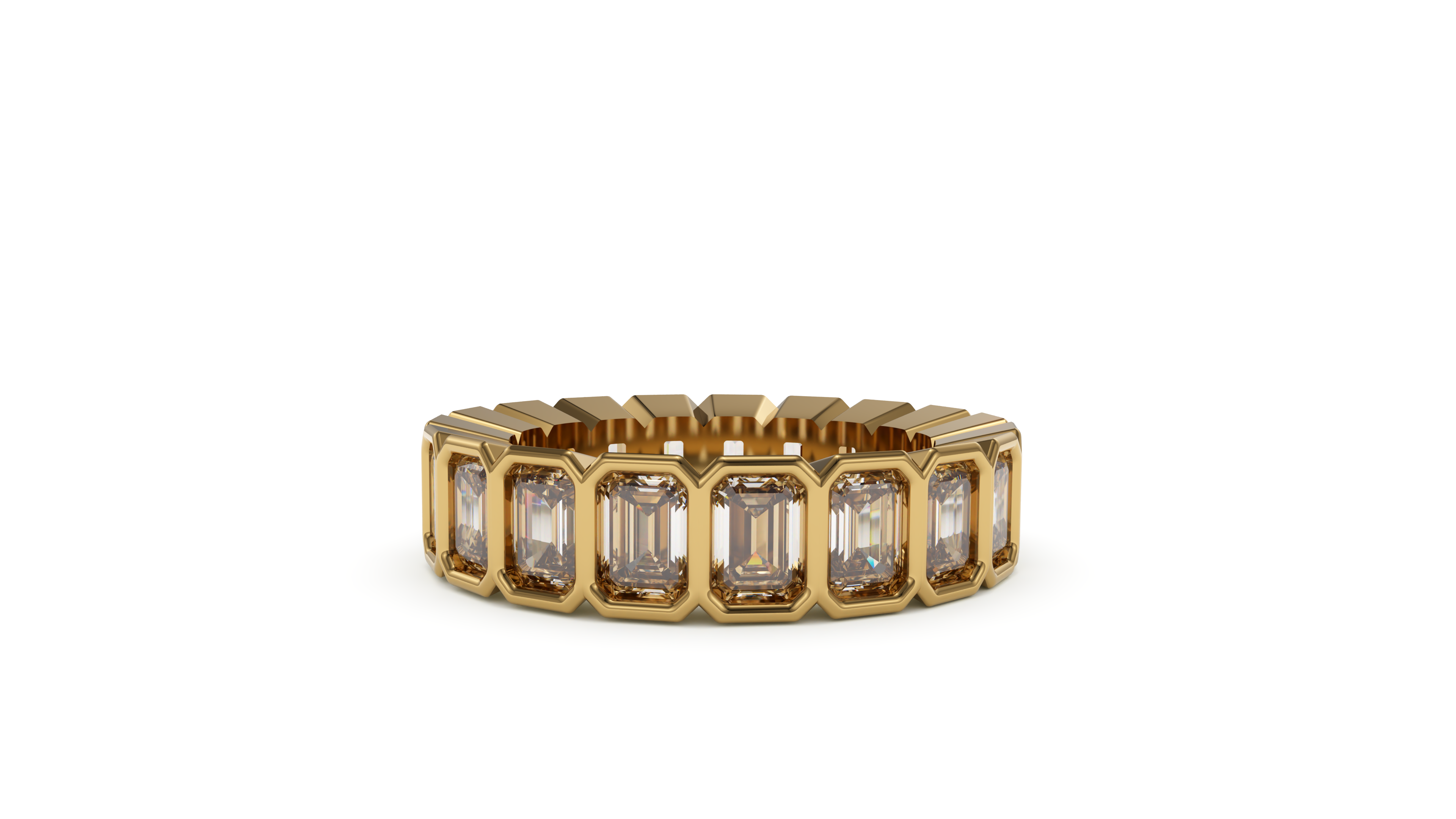 Emerald Bezel Eternity Promise