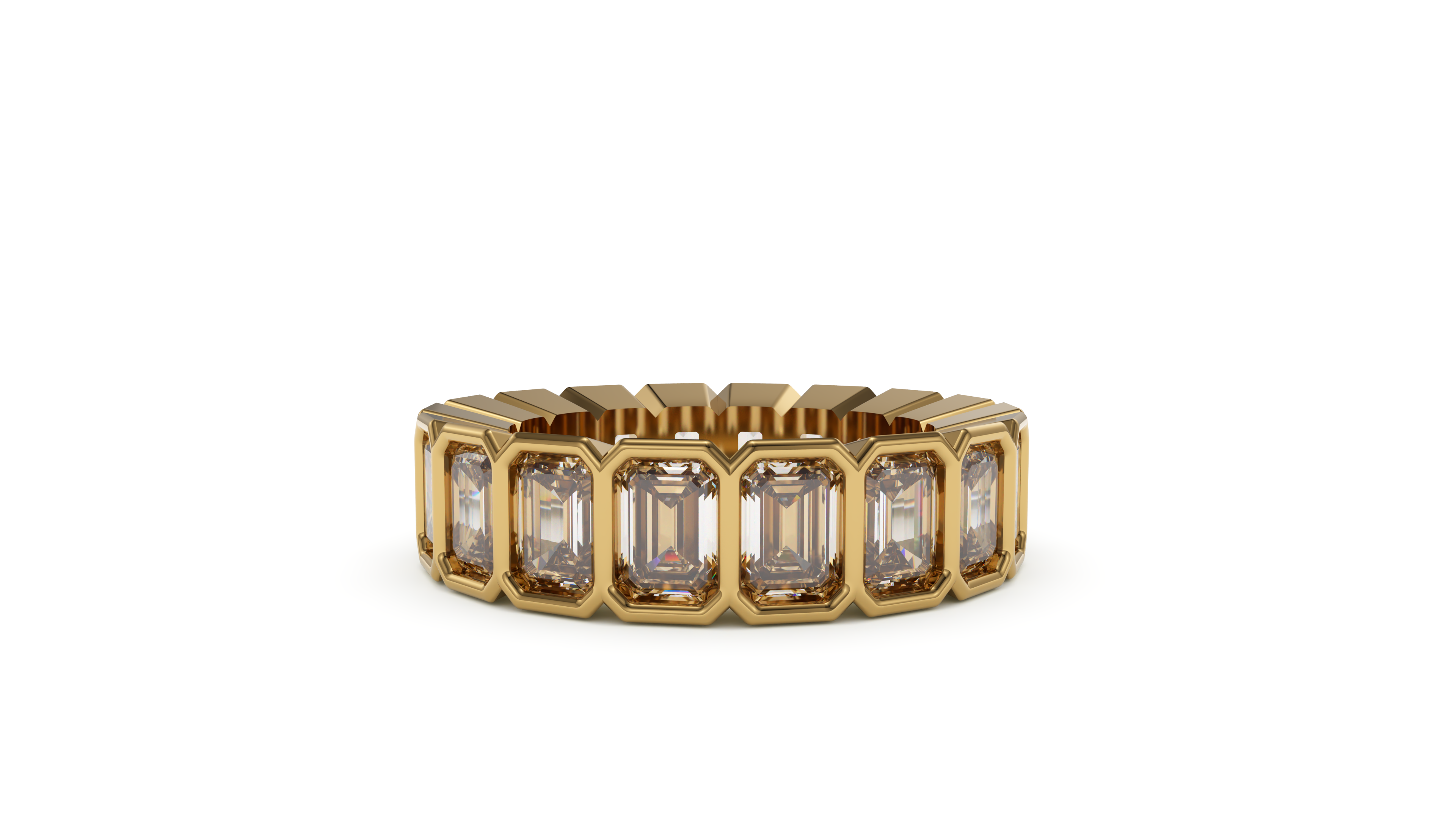 Emerald Bezel Eternity Devotion