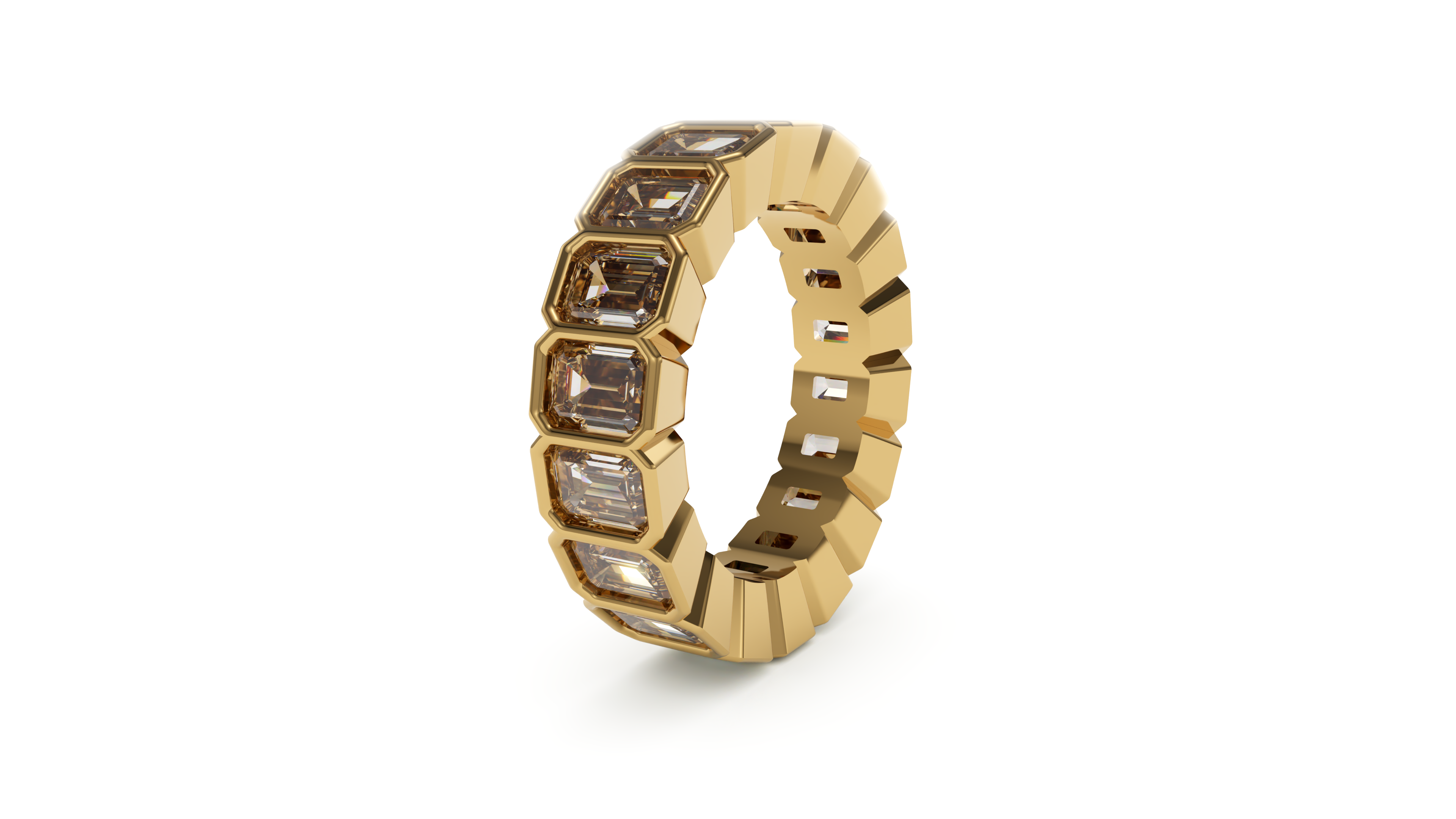 Emerald Bezel Eternity Devotion