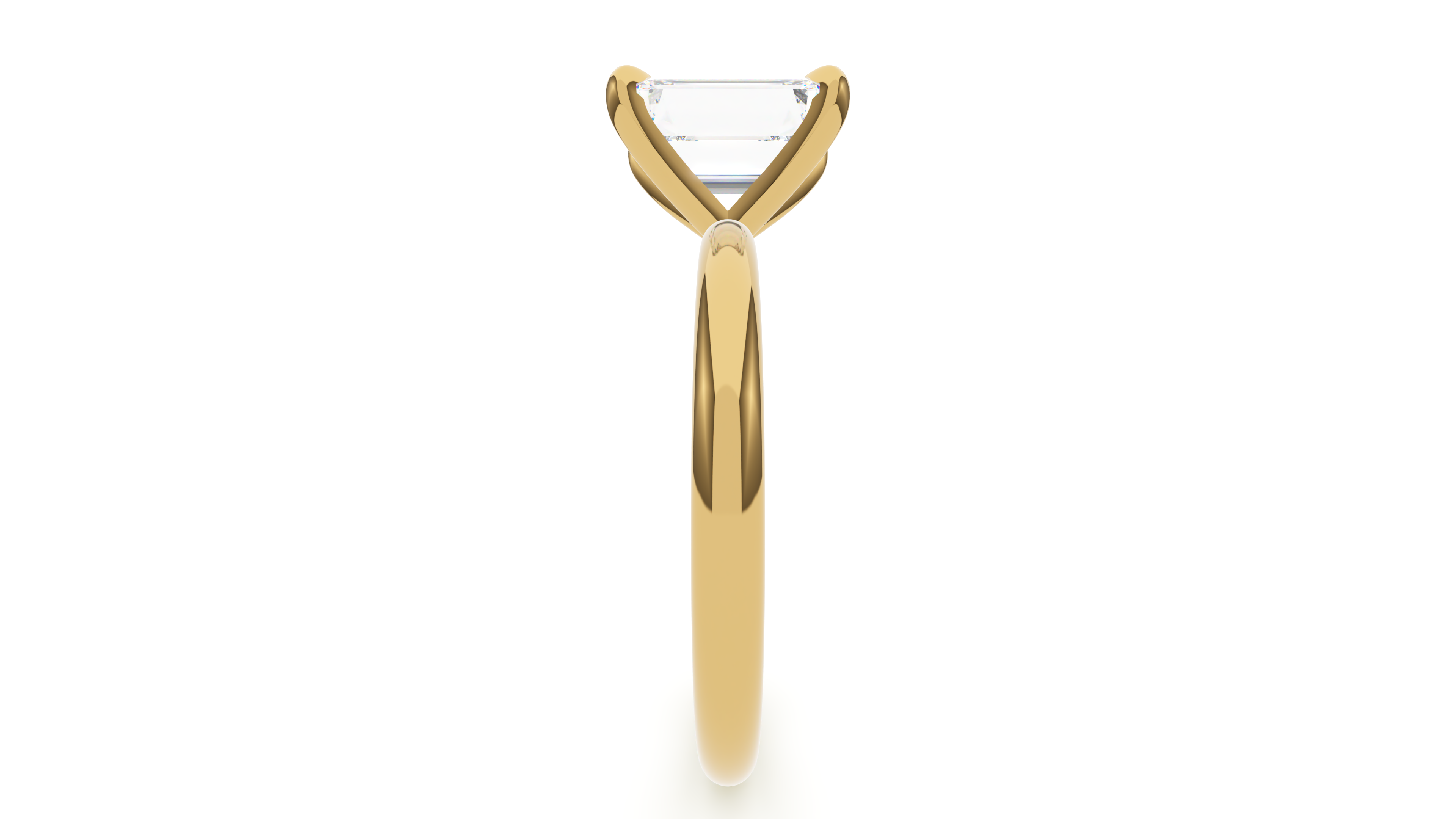 Emerald Diamond Classic Solitaire