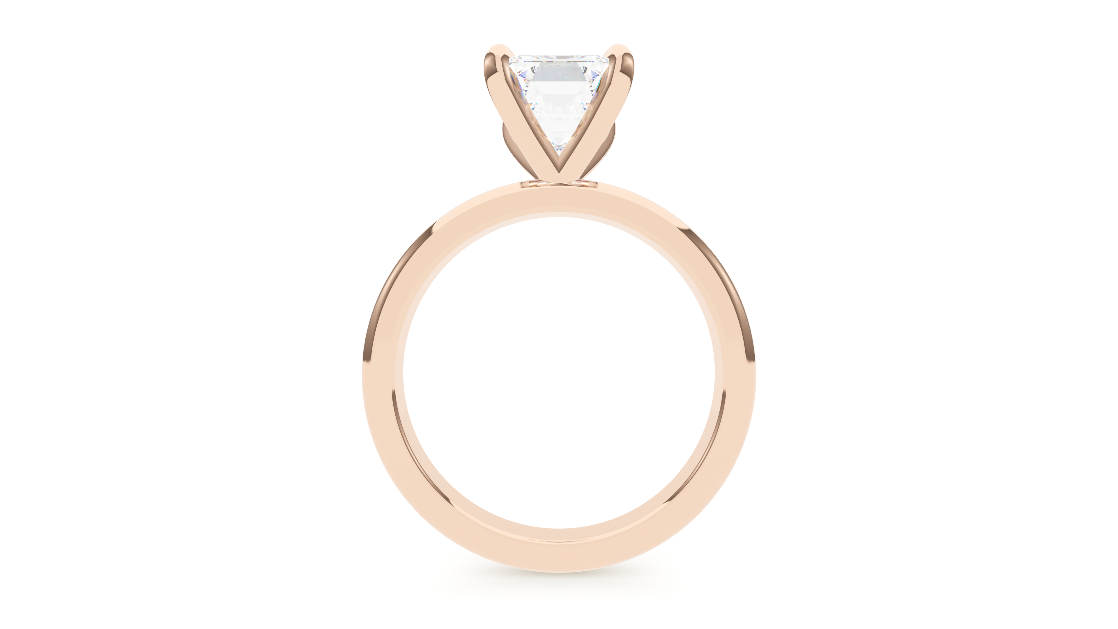 Emerald Diamond Classic Solitaire