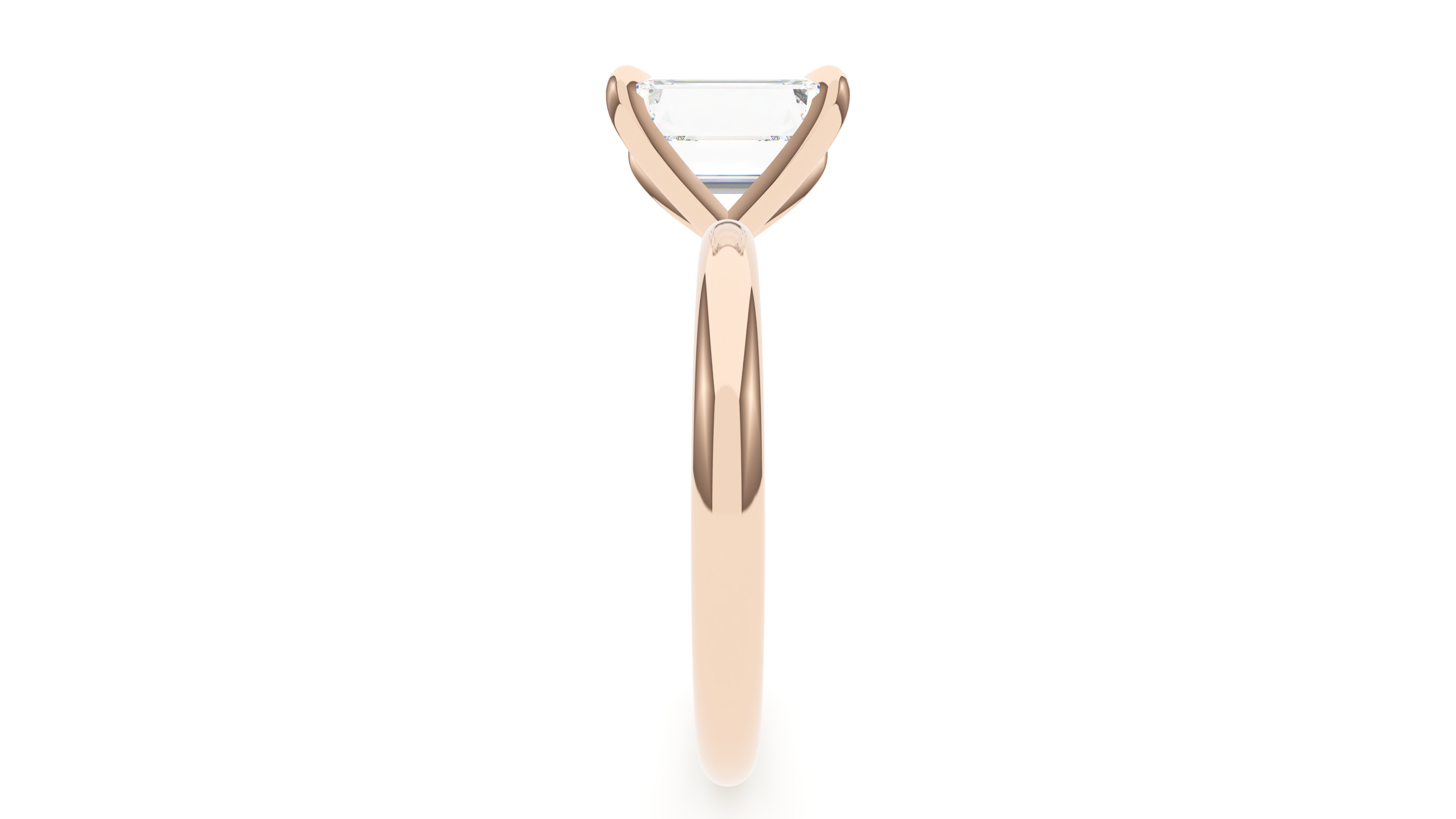 Emerald Diamond Classic Solitaire