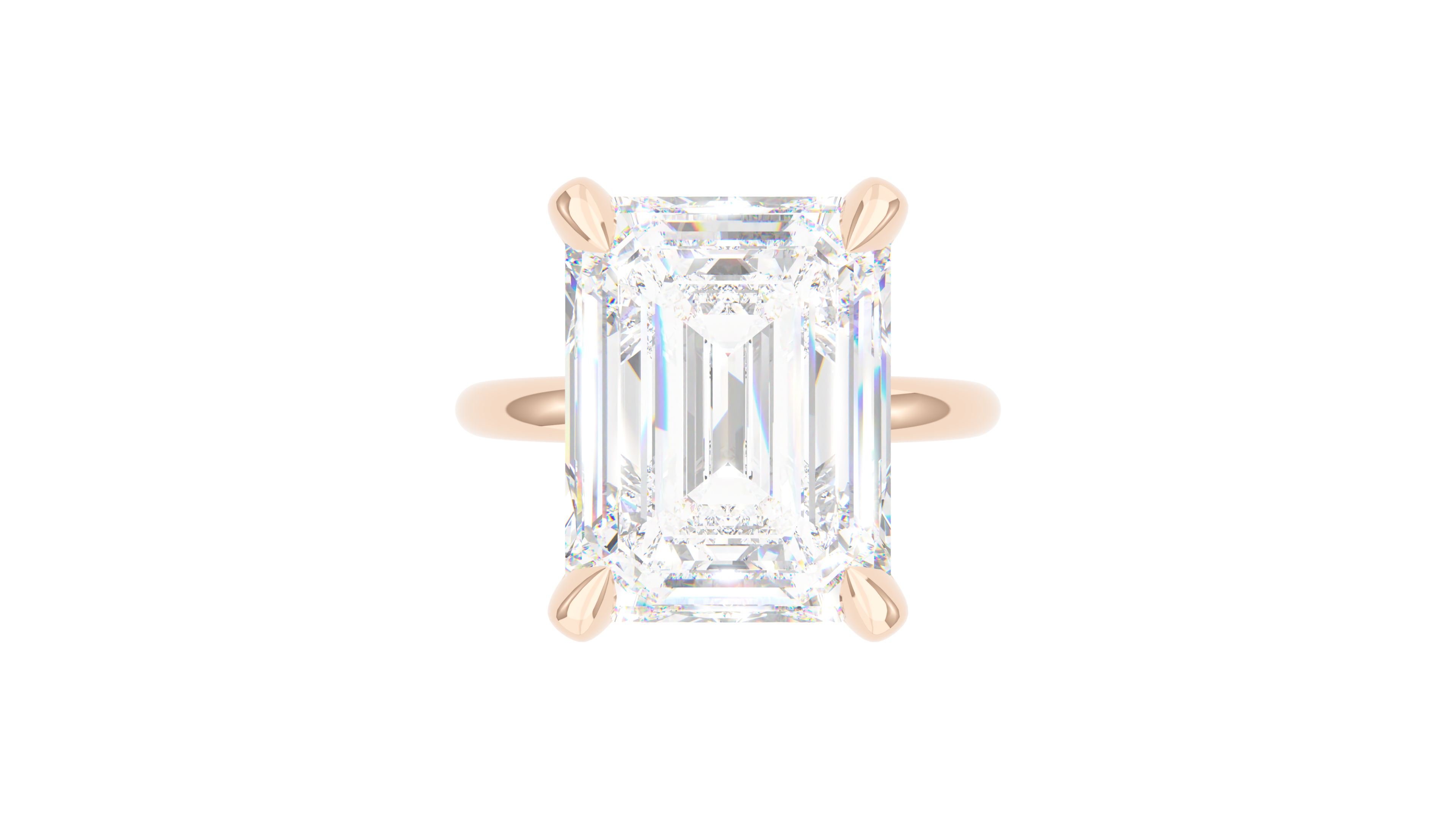 Emerald Diamond Classic Solitaire