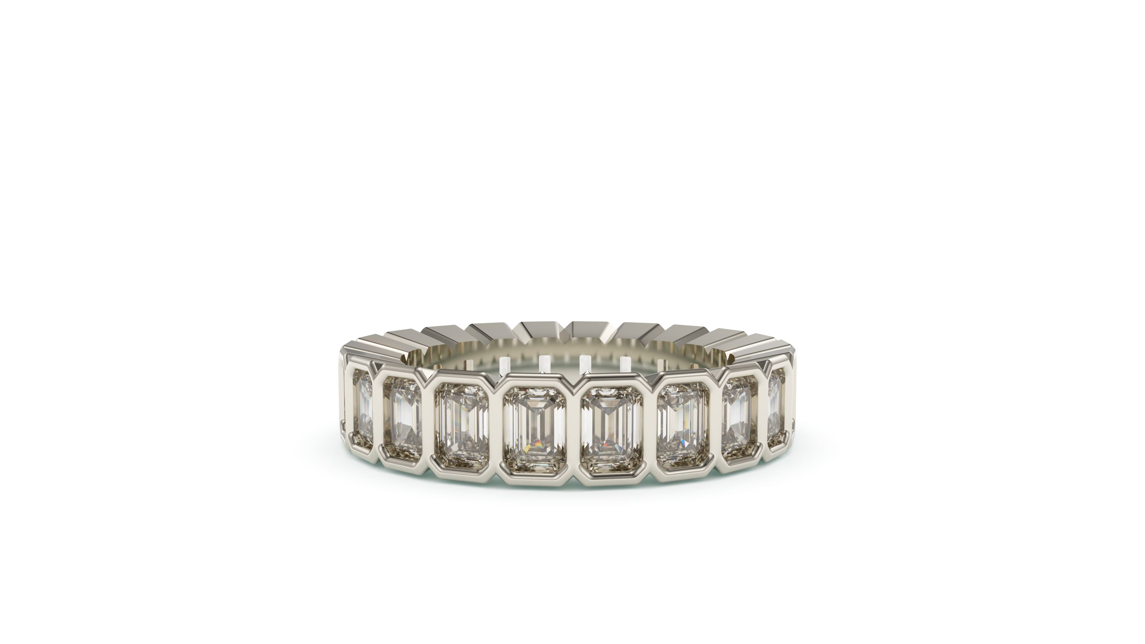 Emerald Bezel Eternity Whisper
