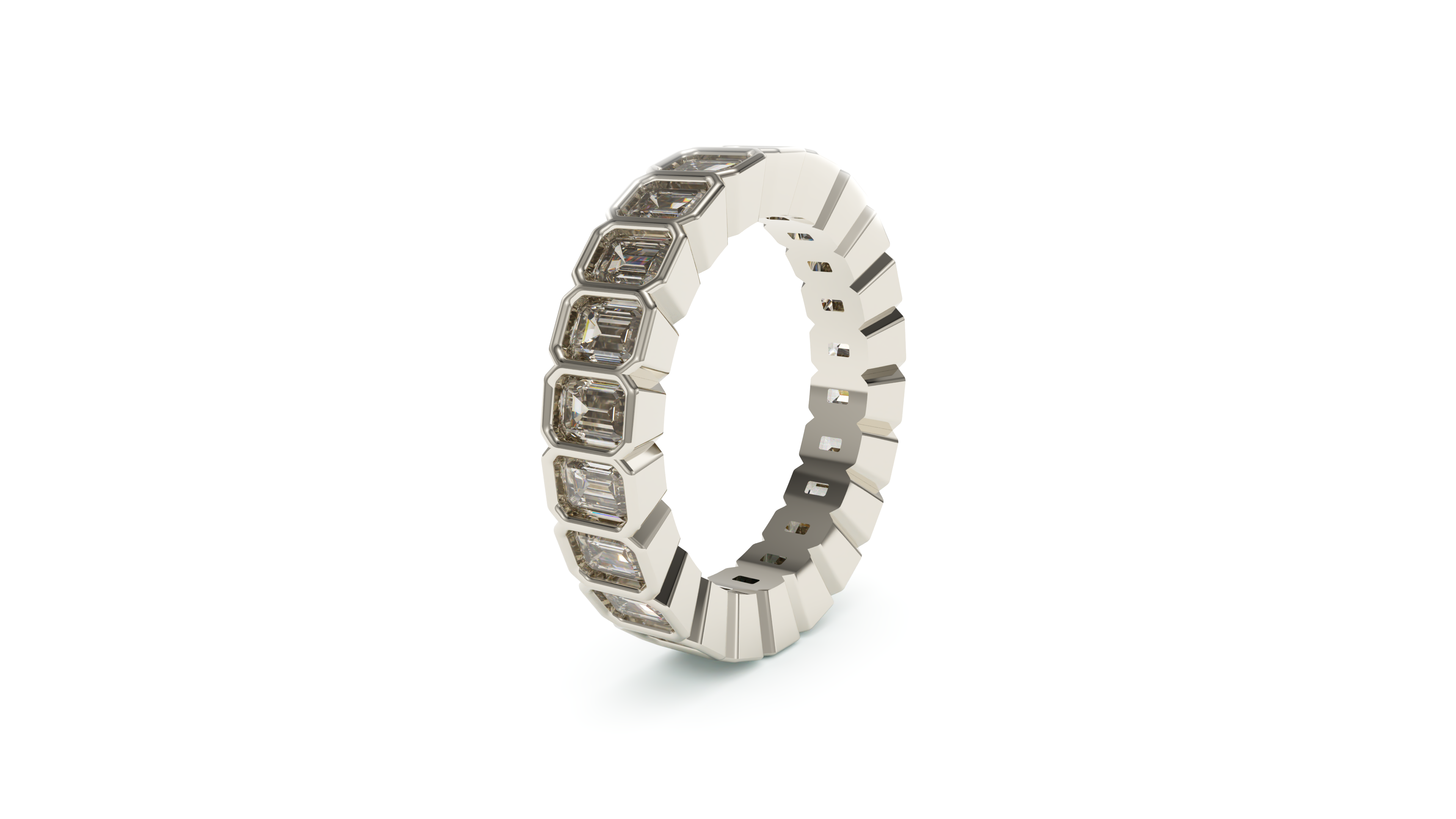 Emerald Bezel Eternity Whisper