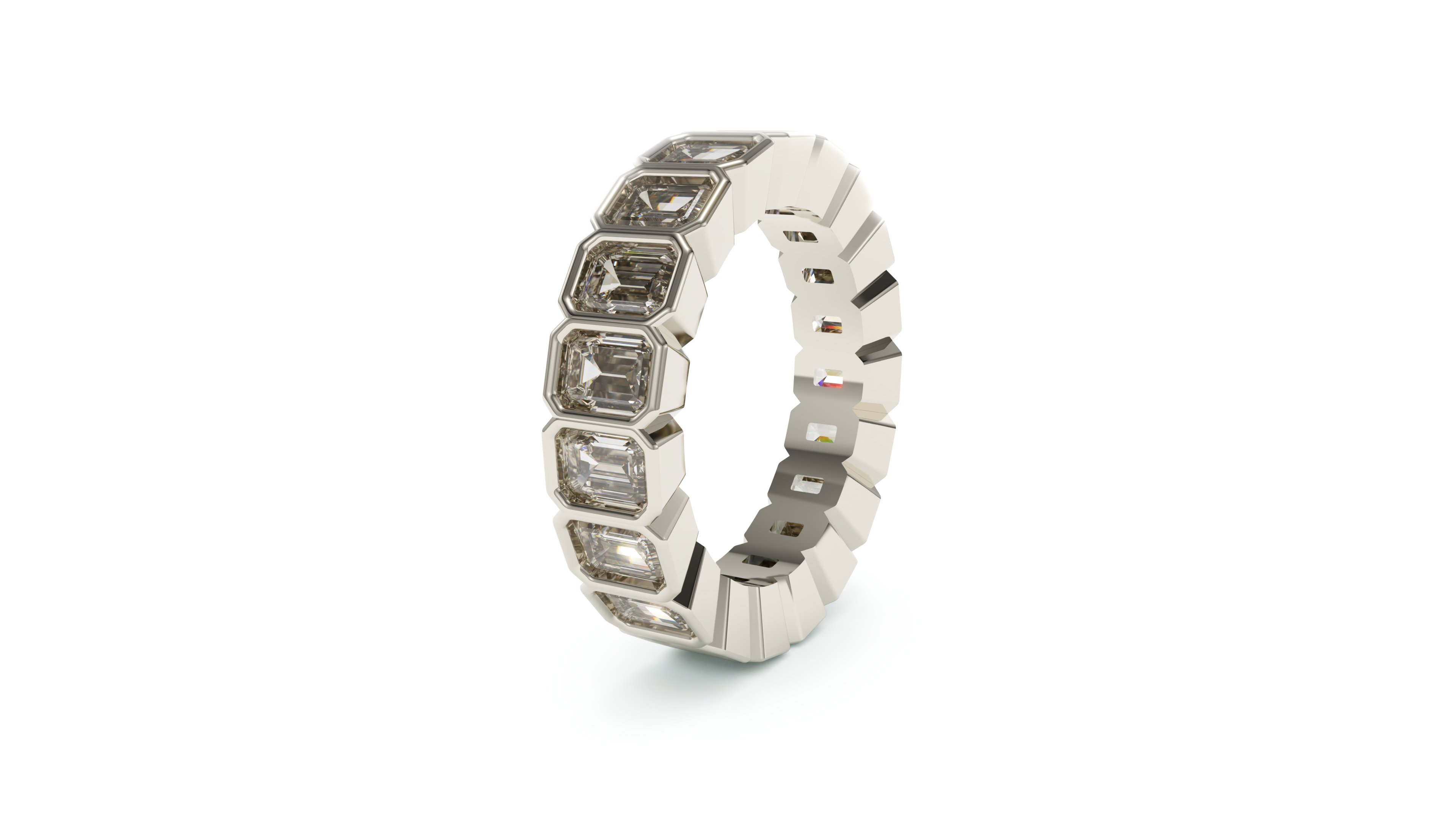 Emerald Bezel Eternity Promise