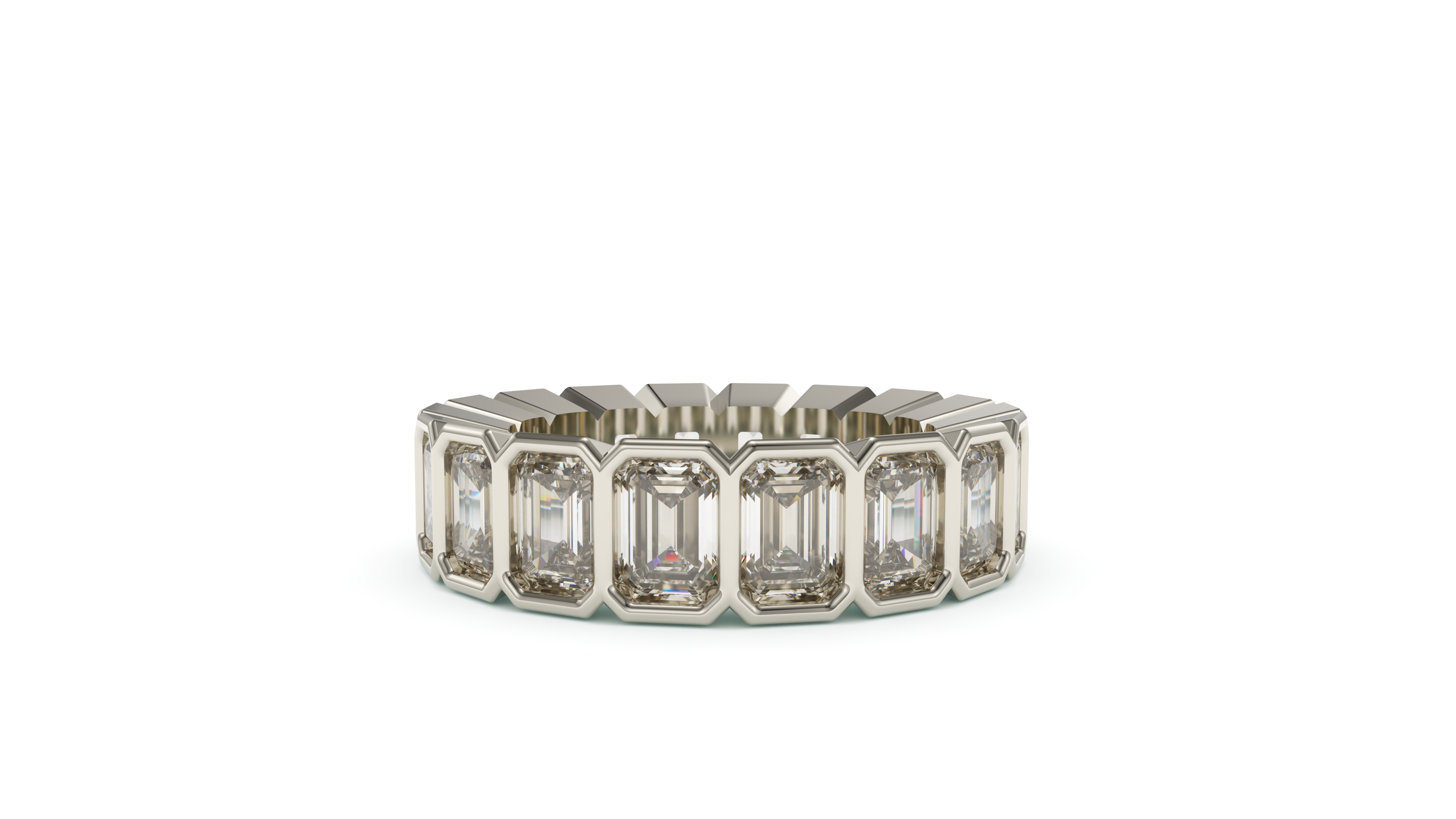 Emerald Bezel Eternity Devotion