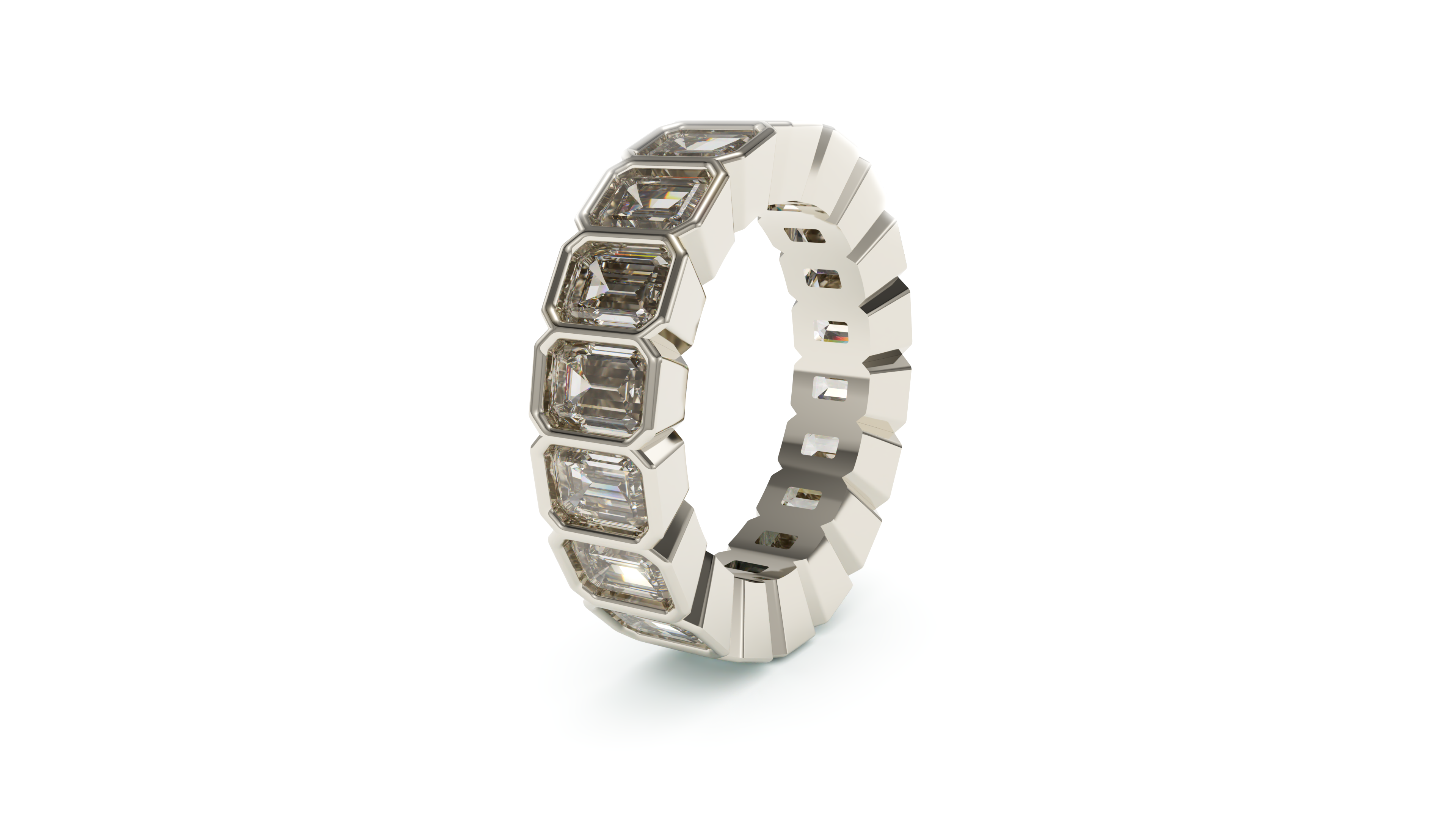 Emerald Bezel Eternity Devotion