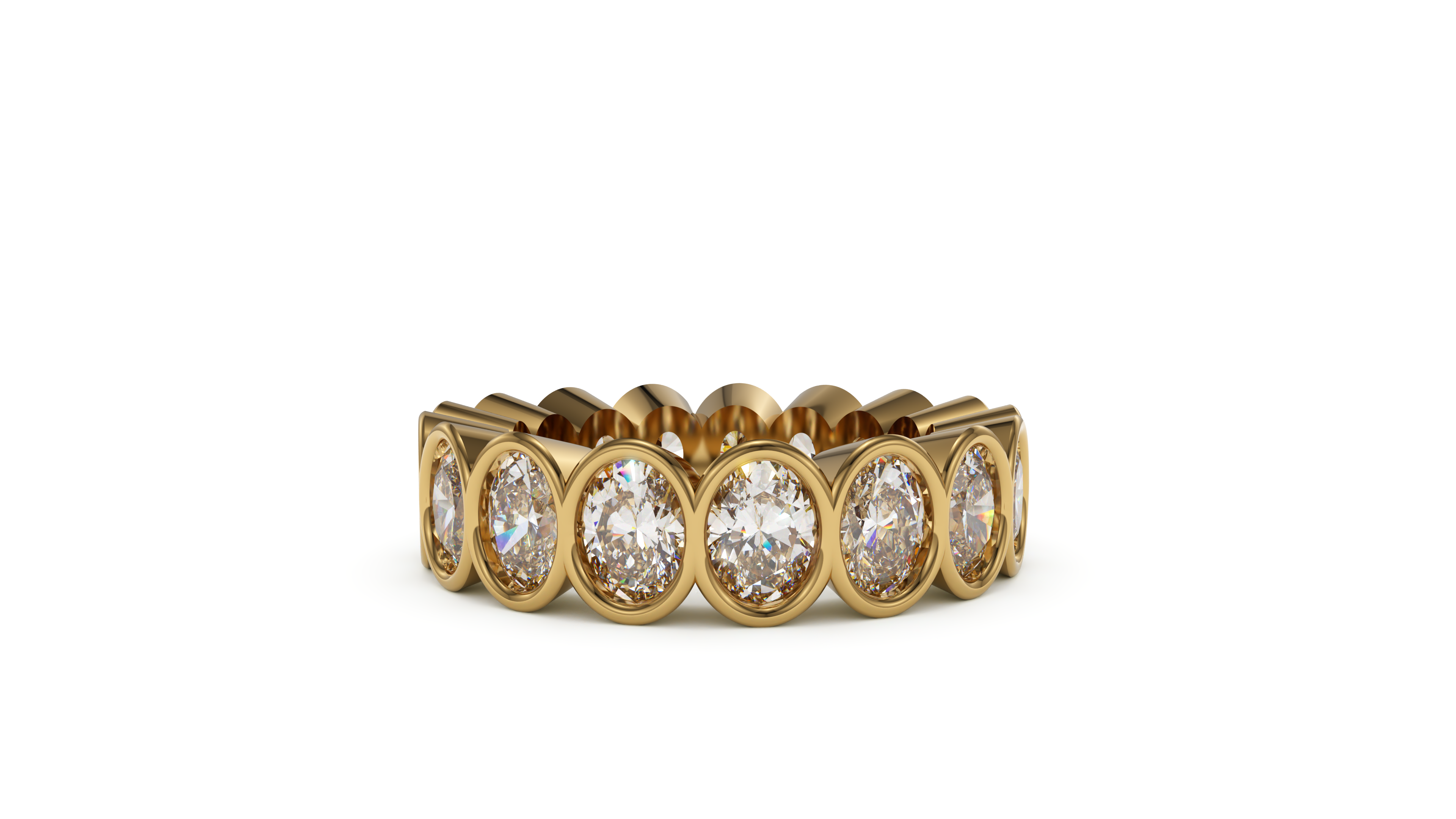 Oval Bezel Eternity Promise