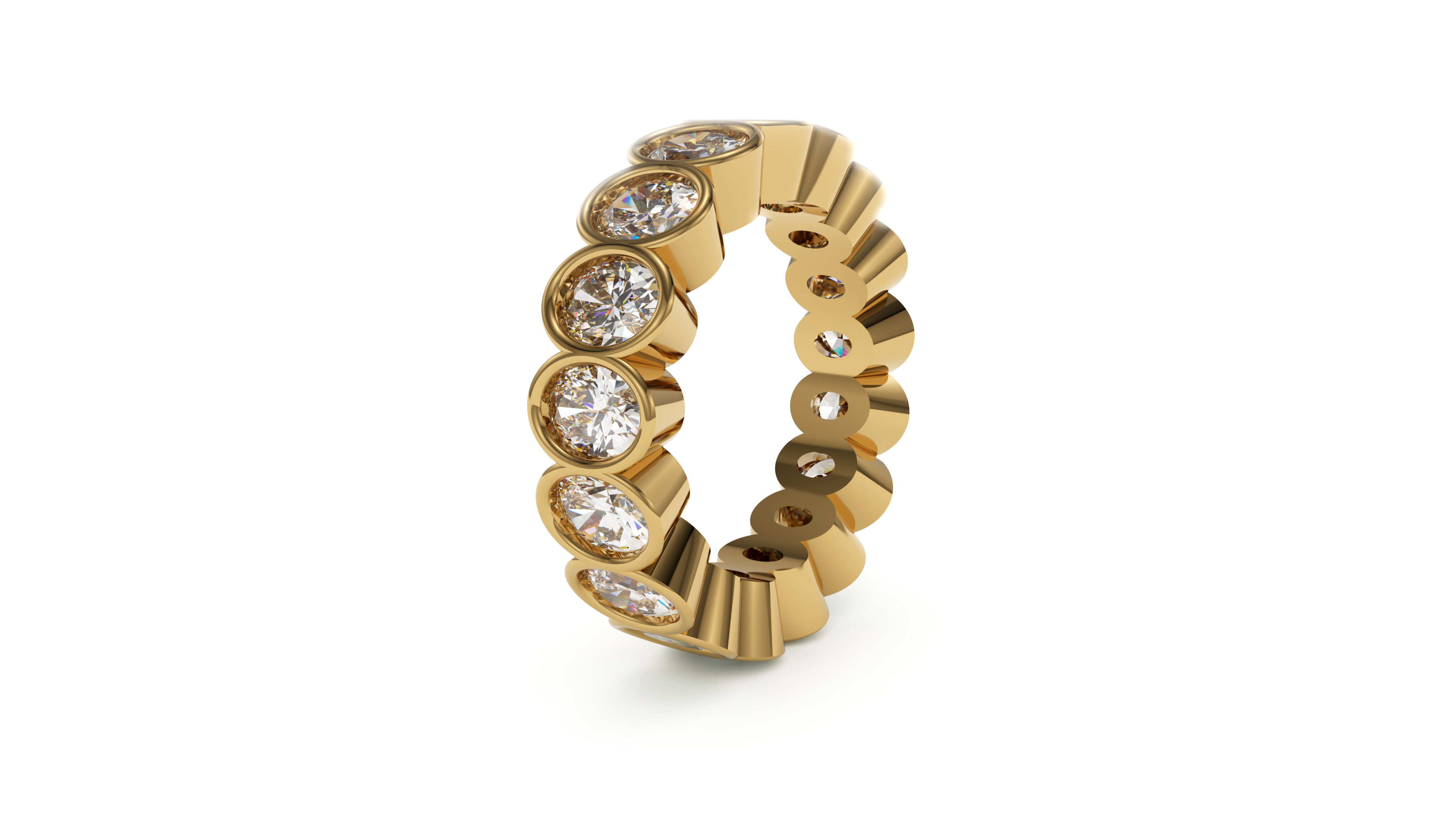 Oval Bezel Eternity Promise