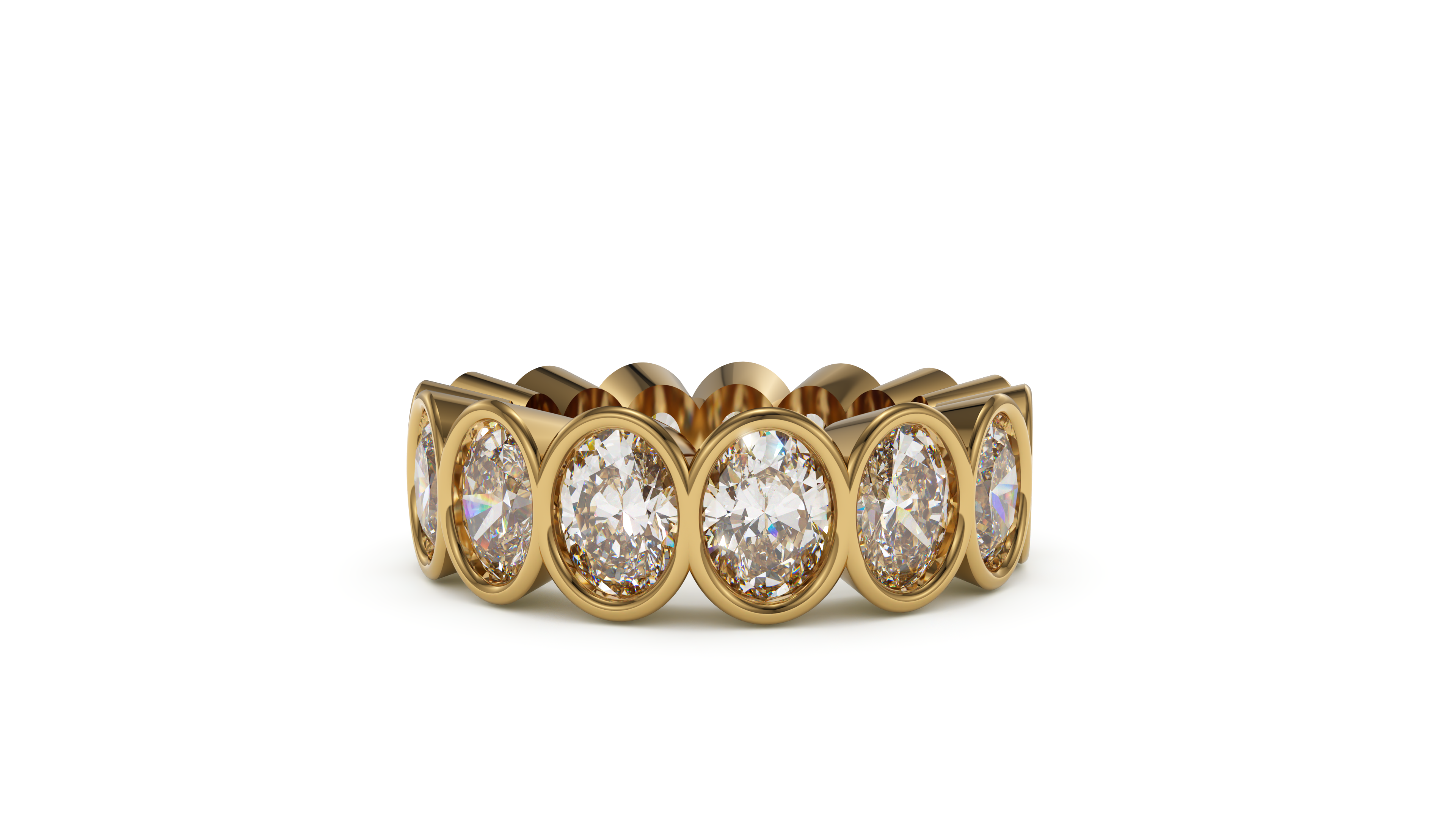 Oval Bezel Eternity Devotion