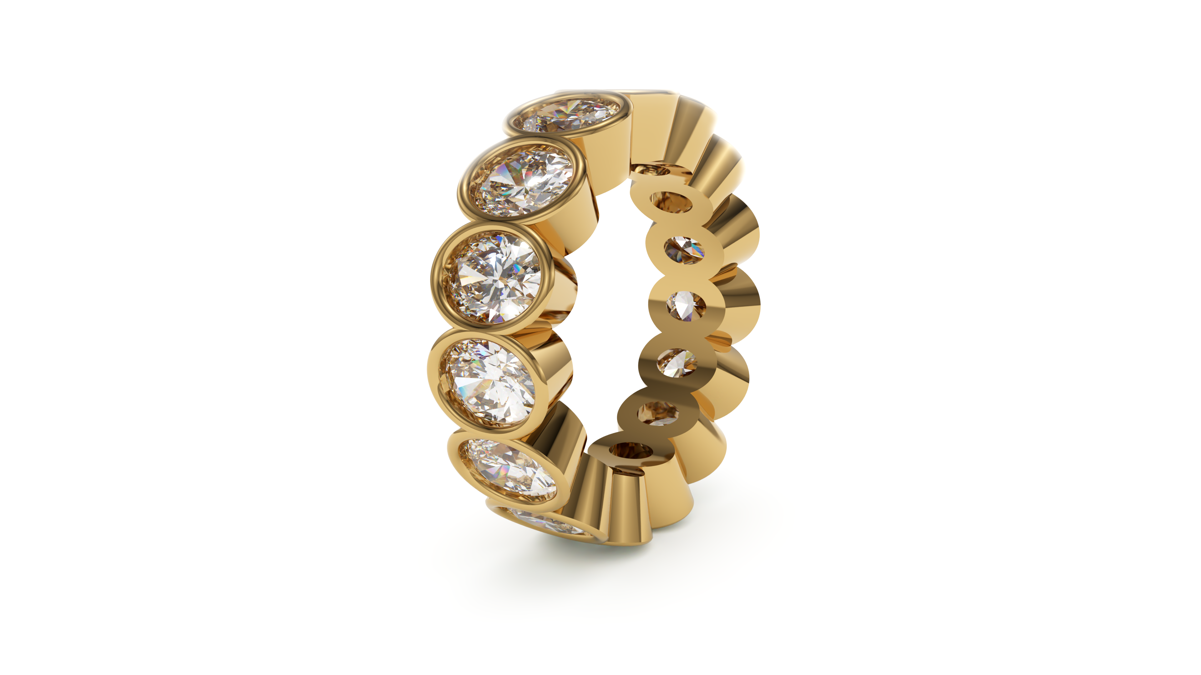 Oval Bezel Eternity Devotion