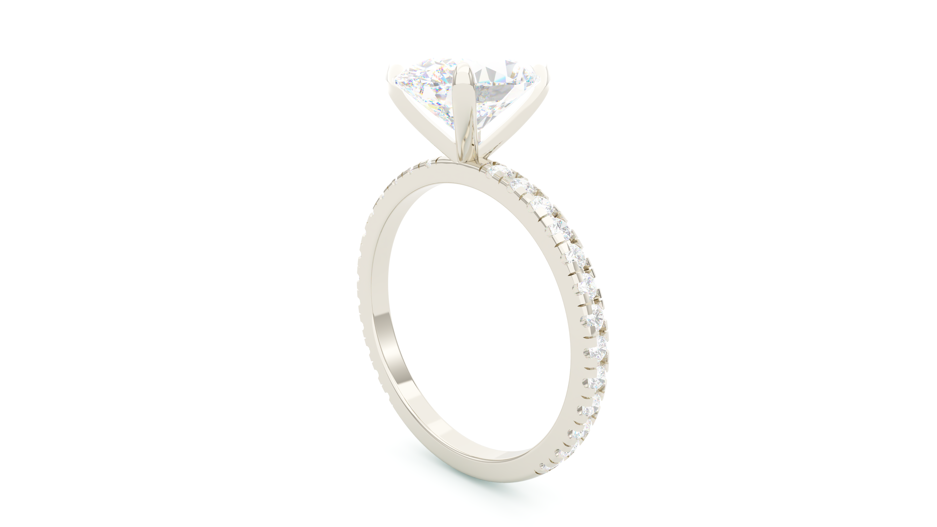 Modern Pavé Oval