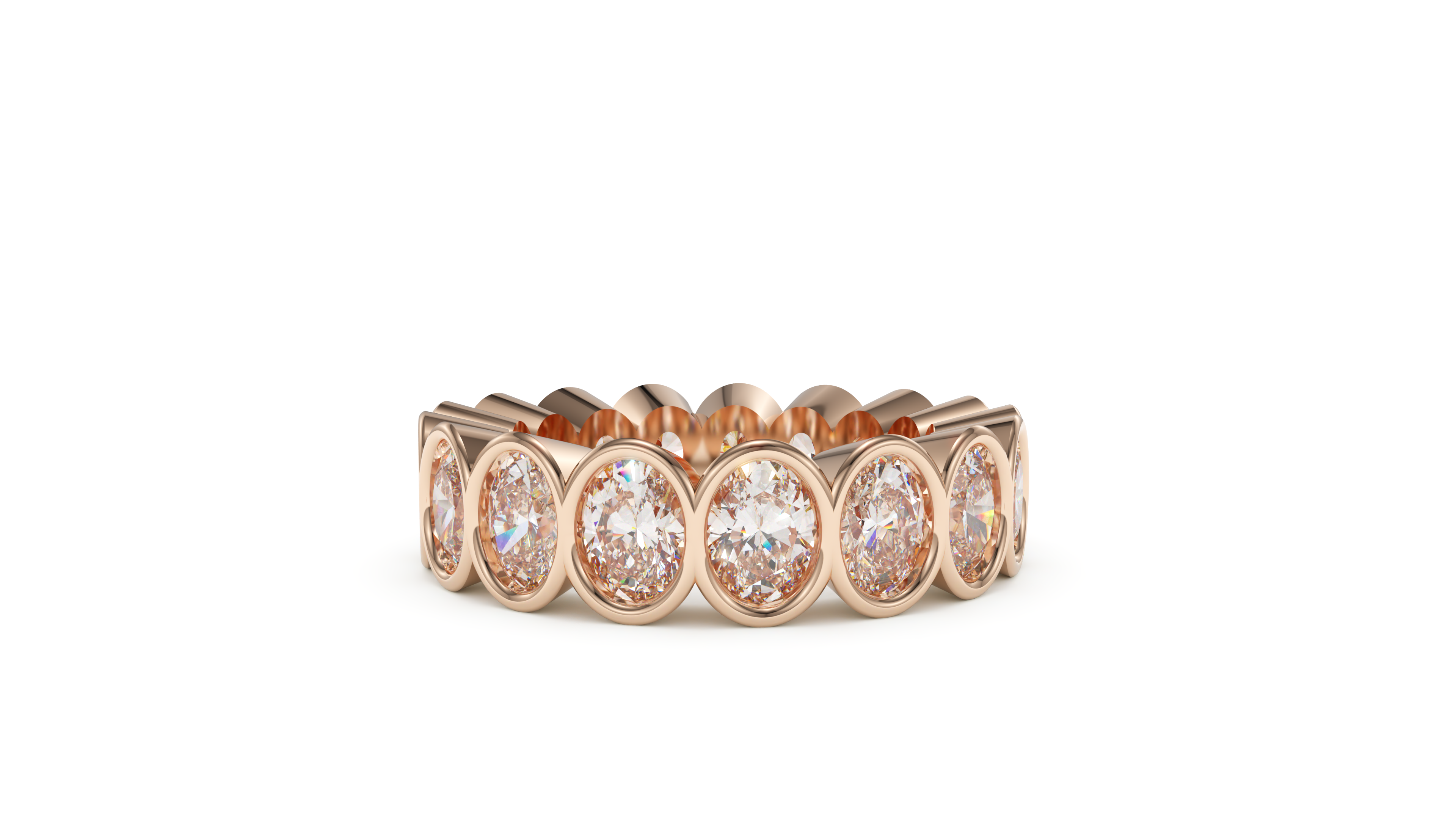 Oval Bezel Eternity Promise