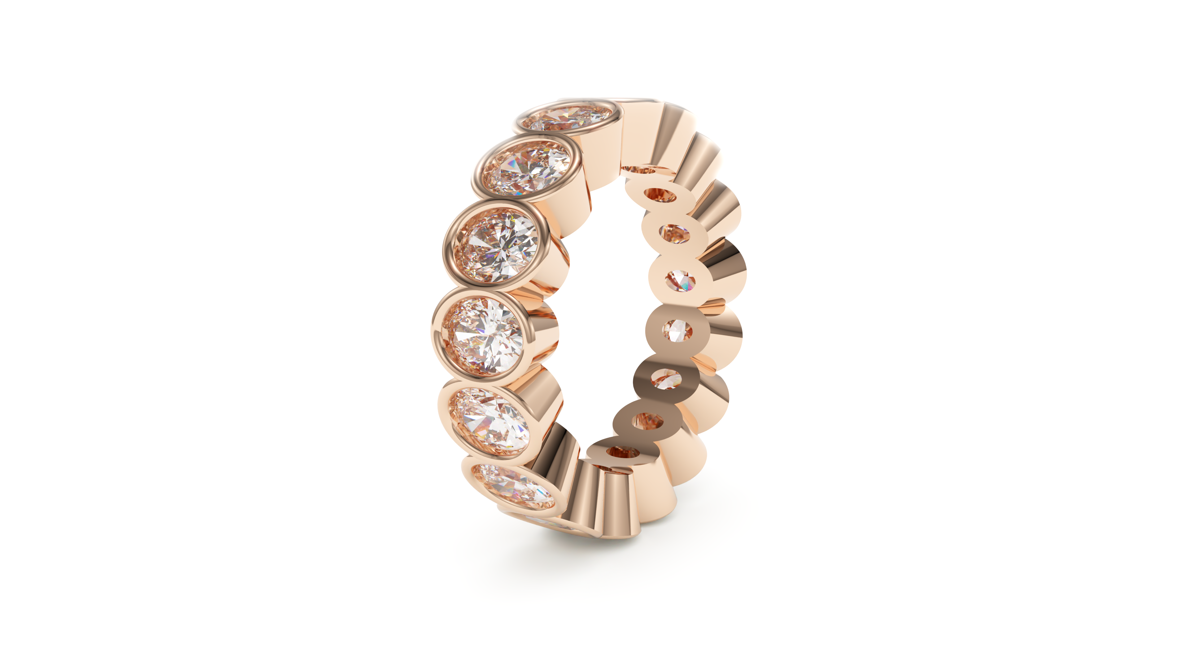 Oval Bezel Eternity Promise