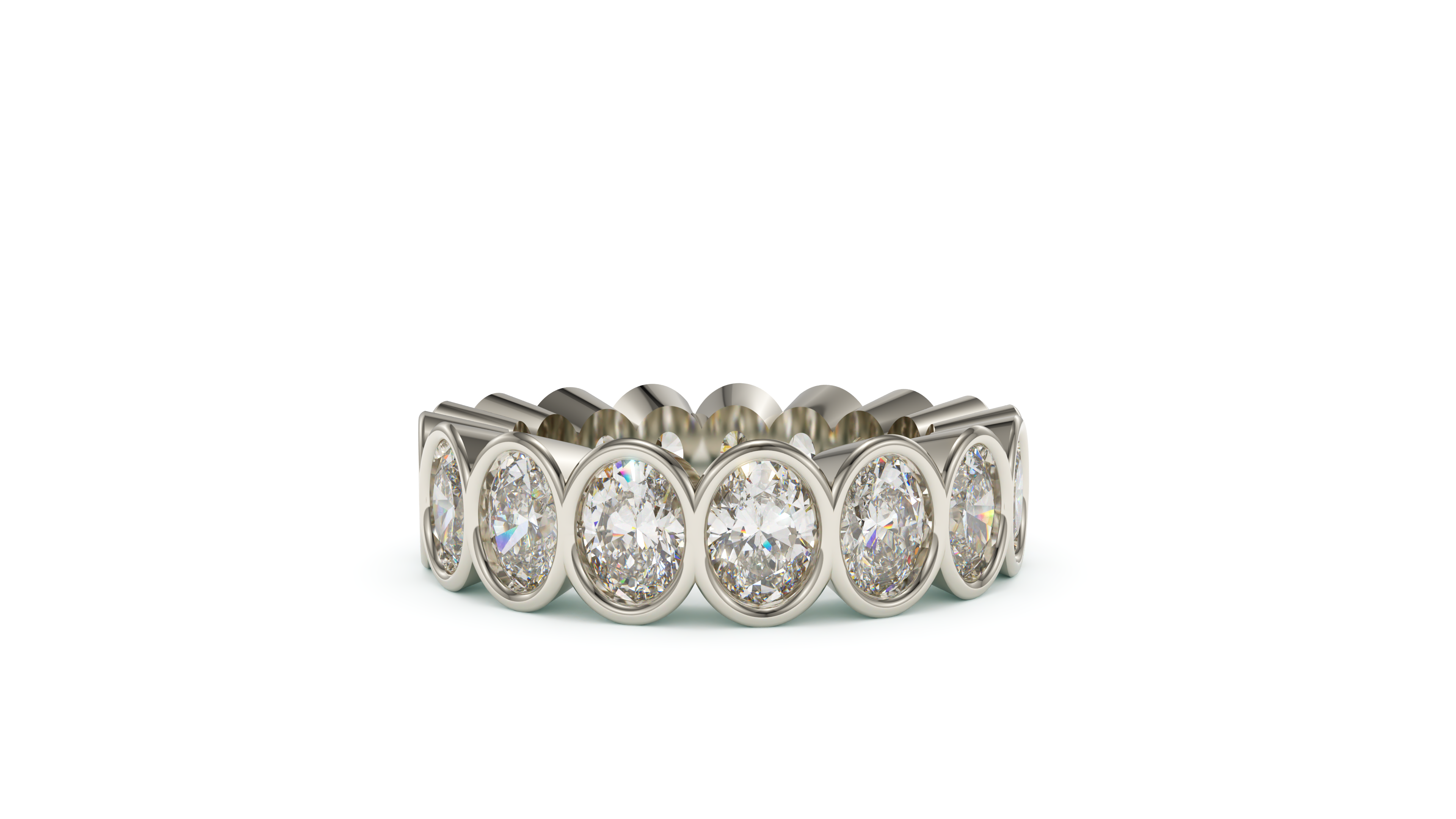 Oval Bezel Eternity Promise