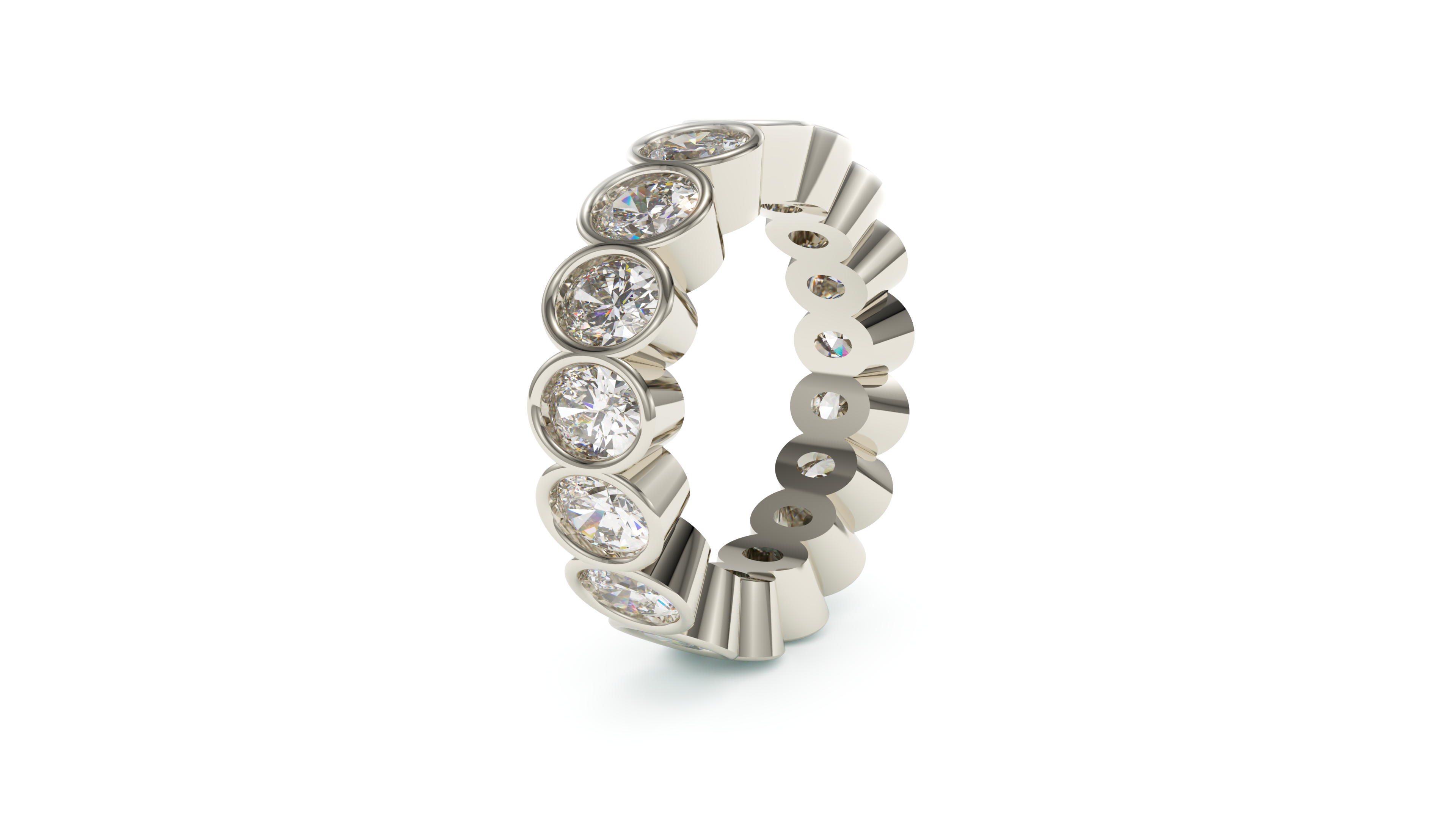 Oval Bezel Eternity Promise