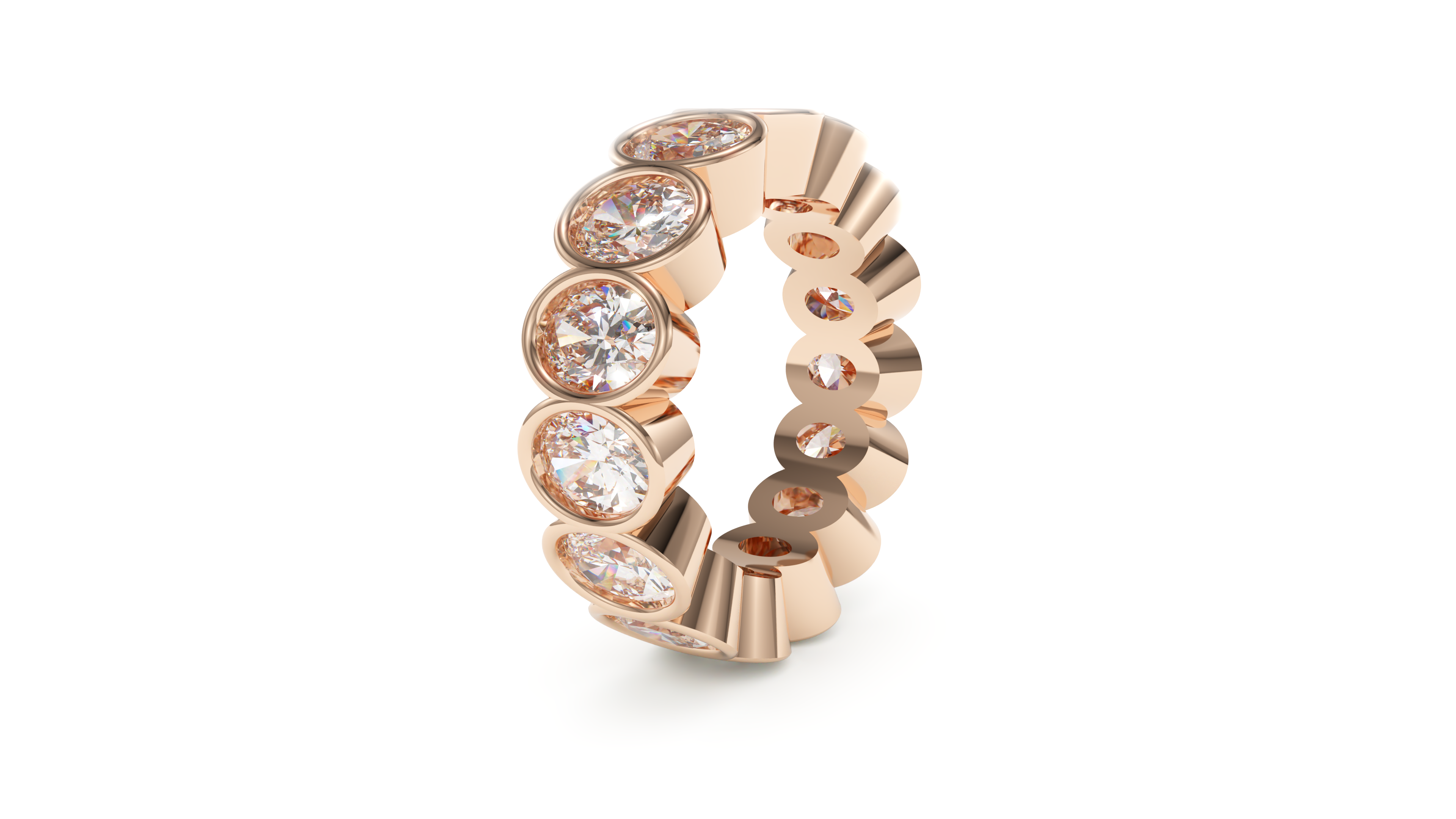 Oval Bezel Eternity Devotion