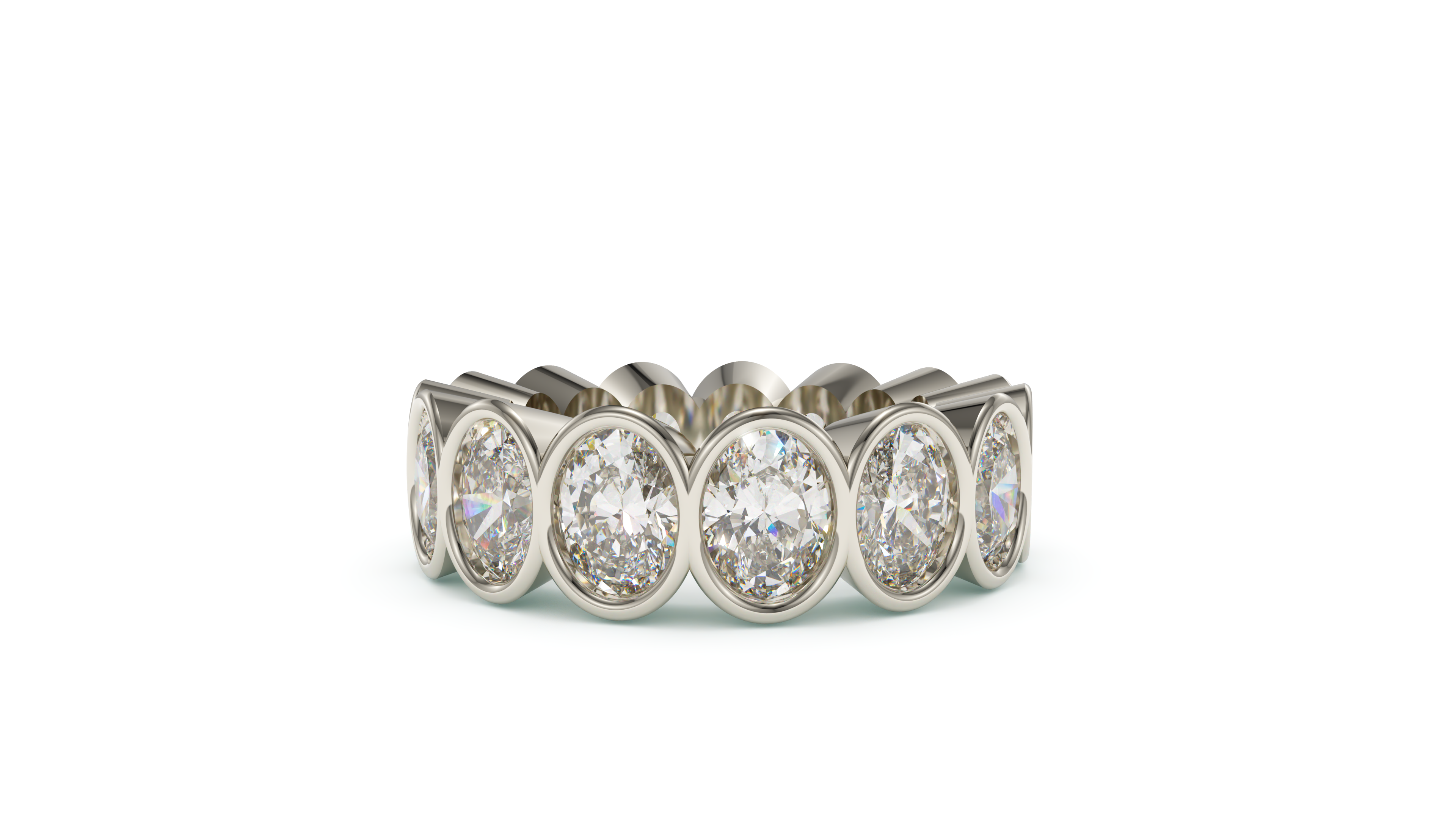 Oval Bezel Eternity Devotion