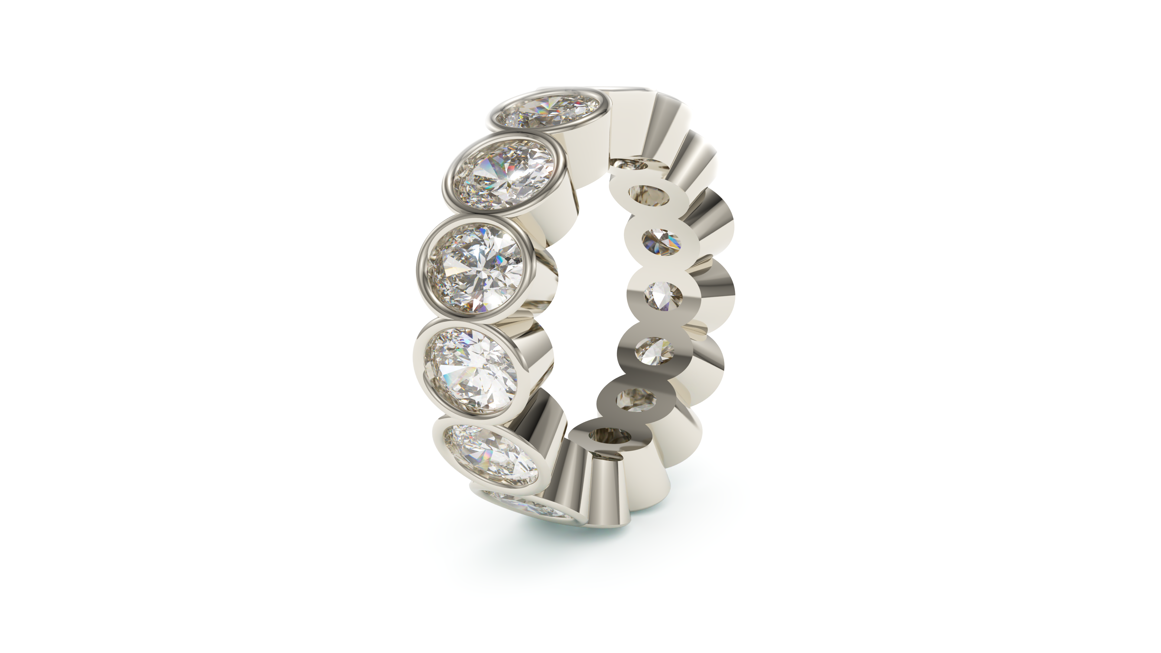 Oval Bezel Eternity Devotion