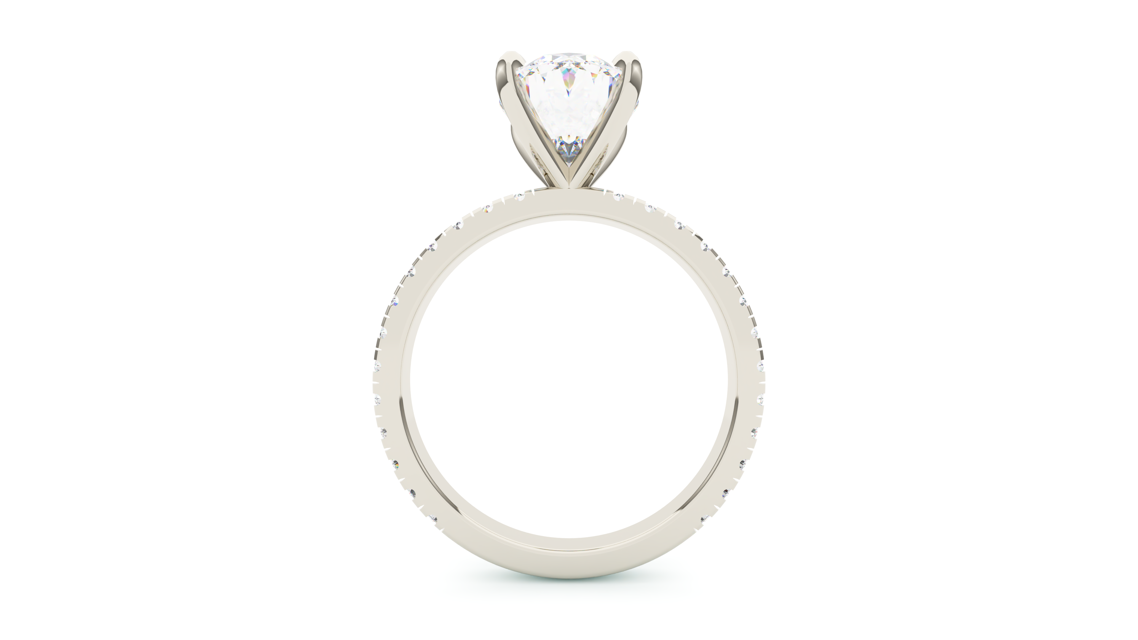 Modern Pavé Oval