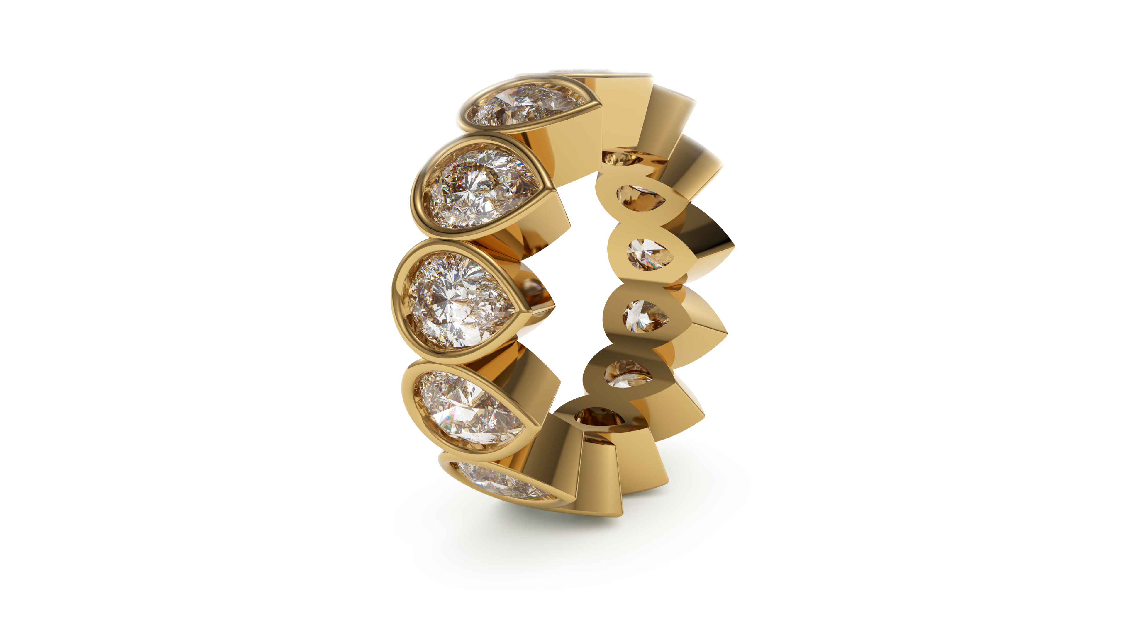 Pear Bezel Eternity Eternal