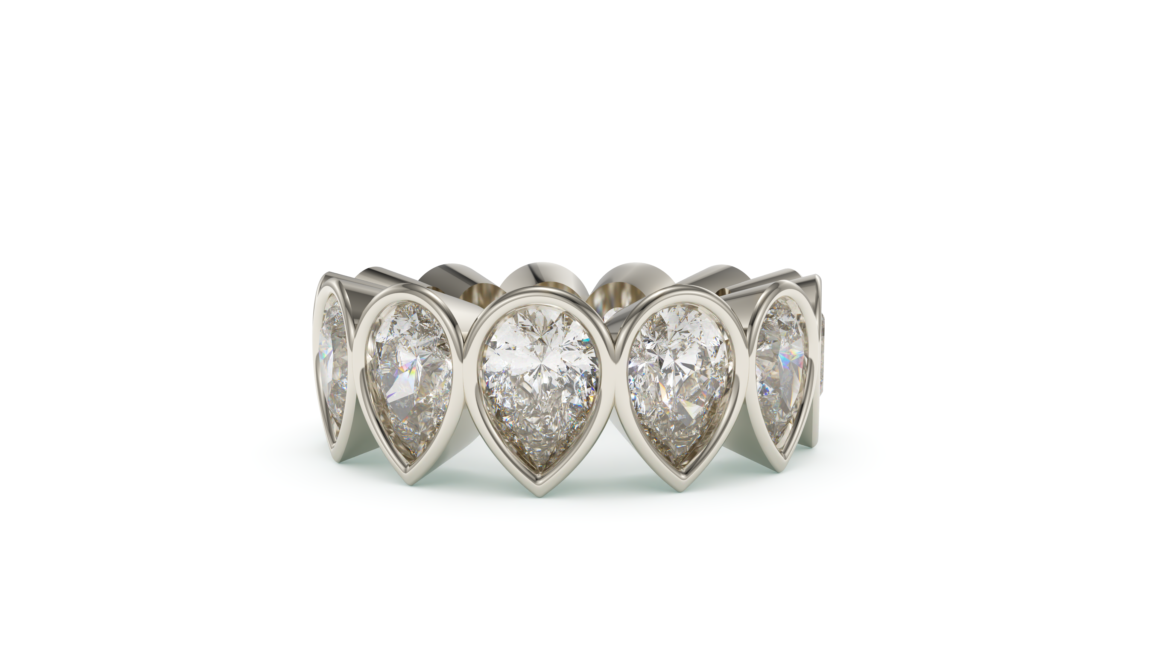 Pear Bezel Eternity Eternal