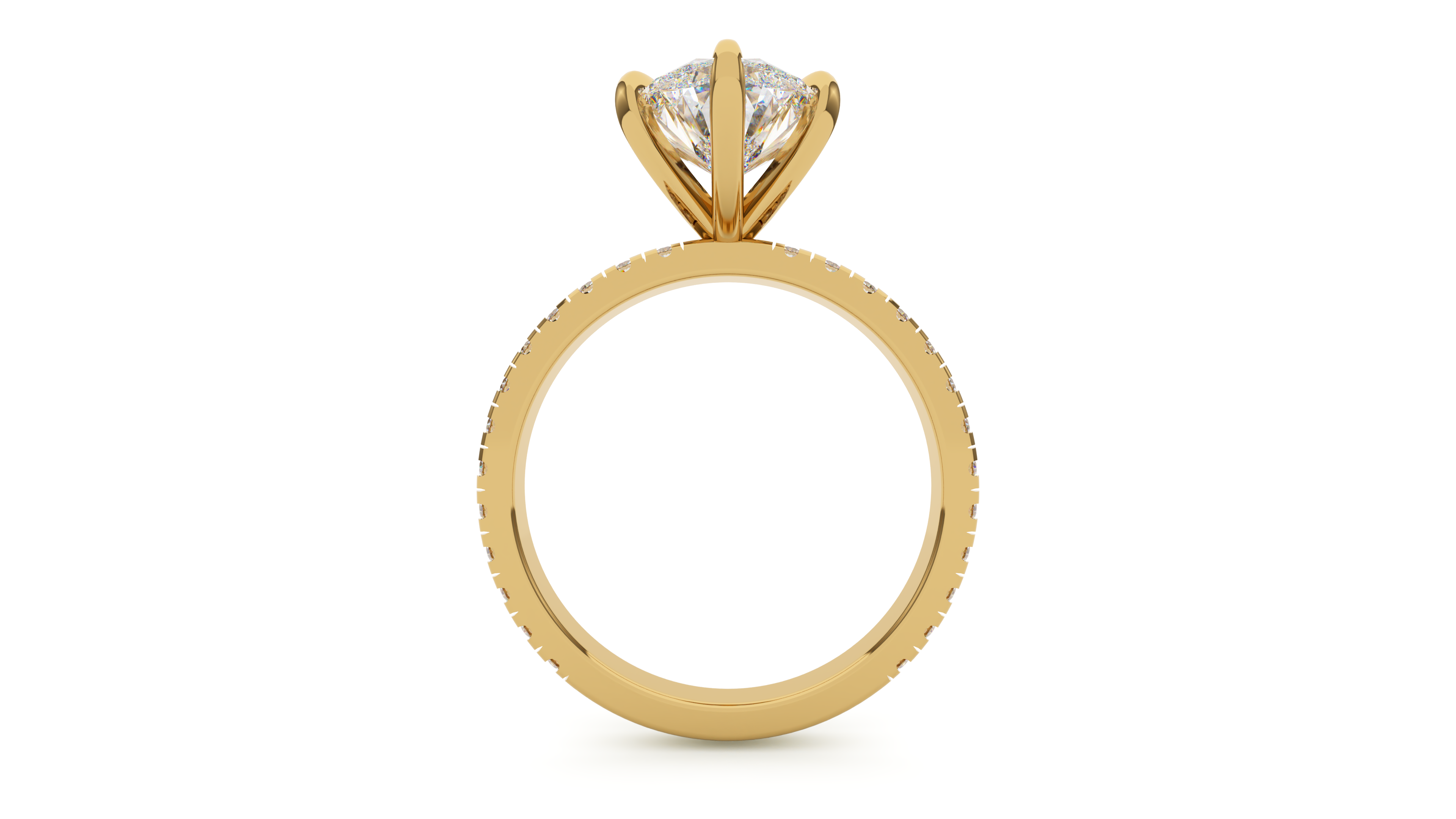 Modern Pavé Pear