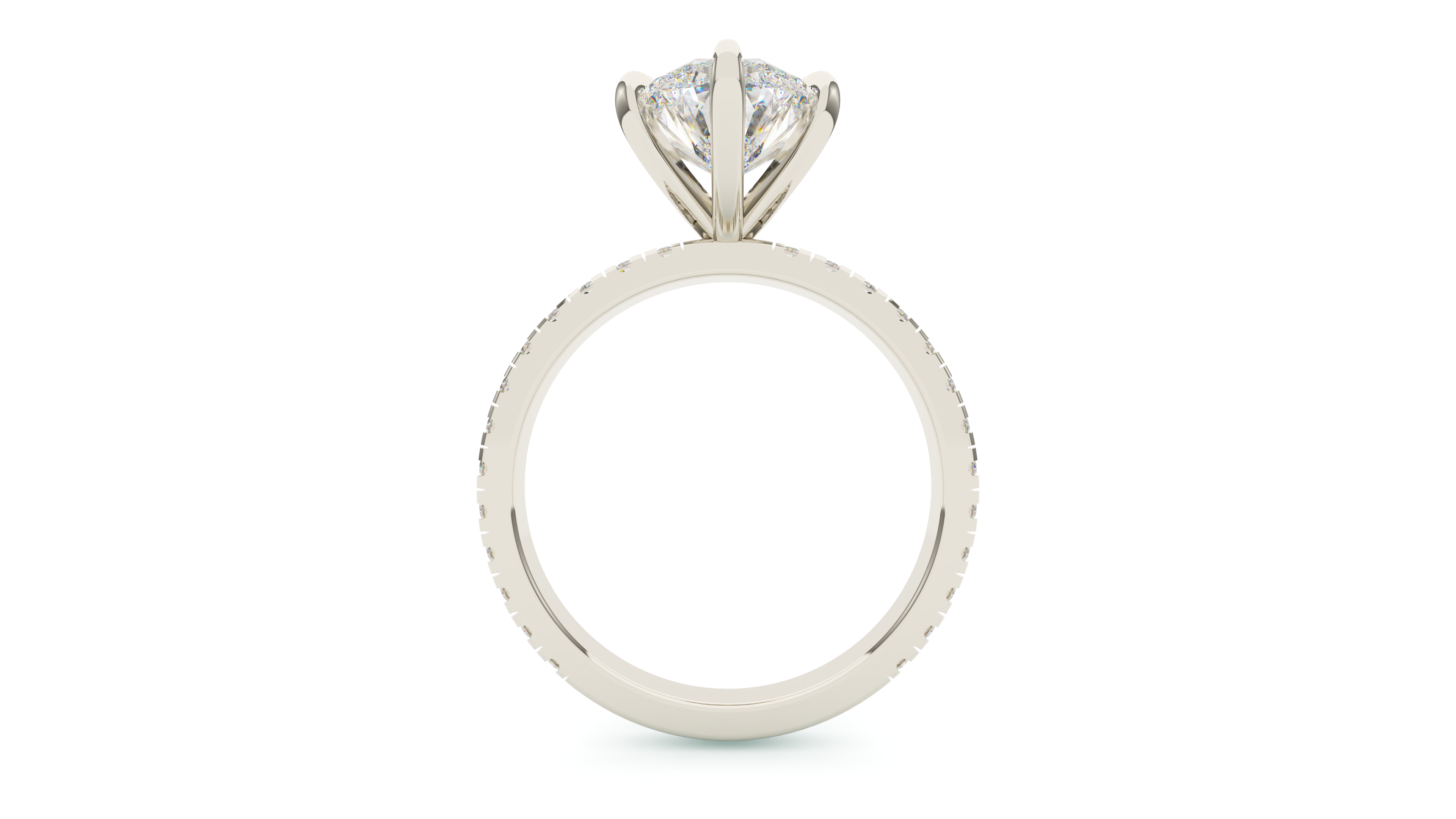 Modern Pavé Pear