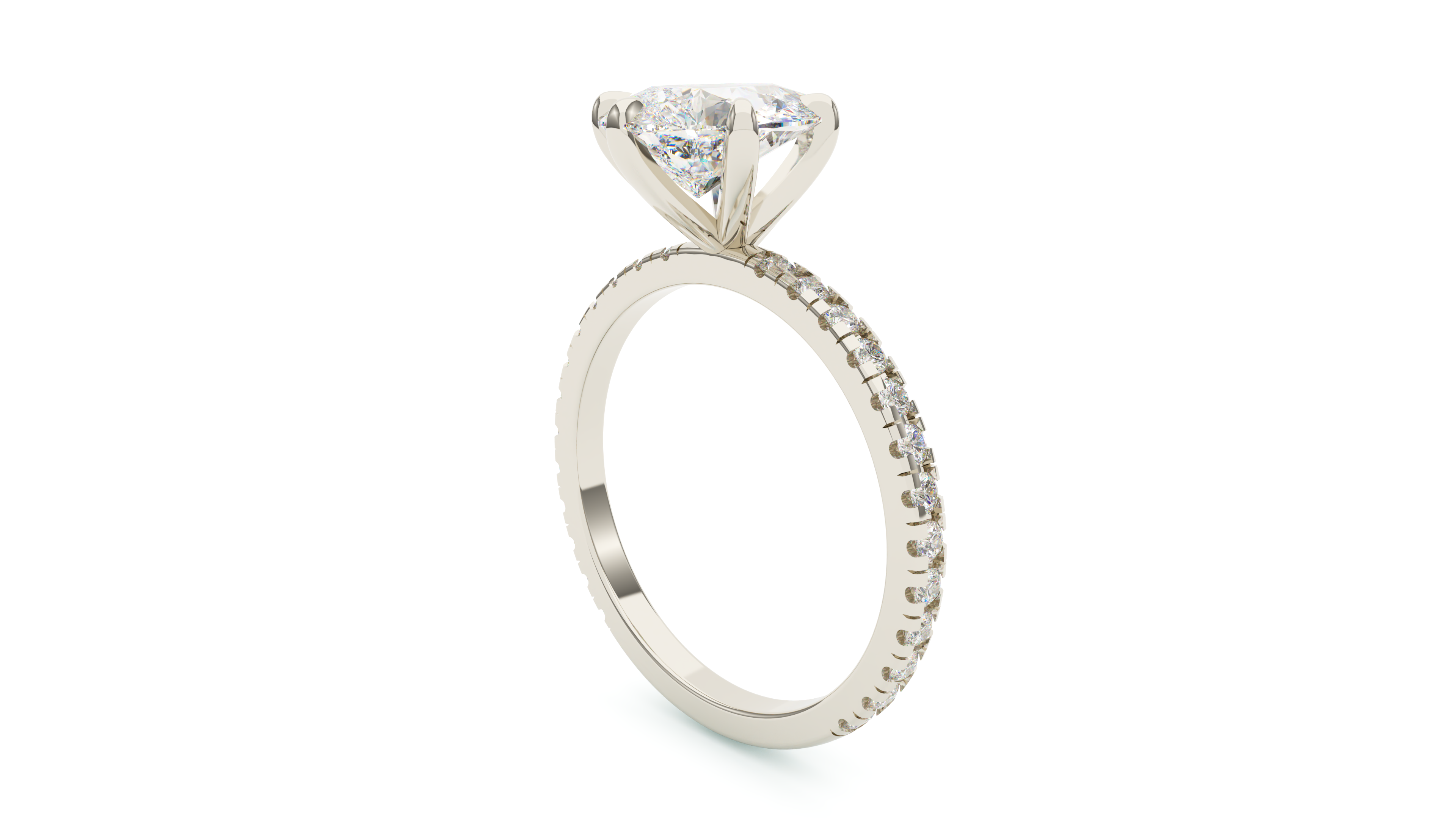 Modern Pavé Pear