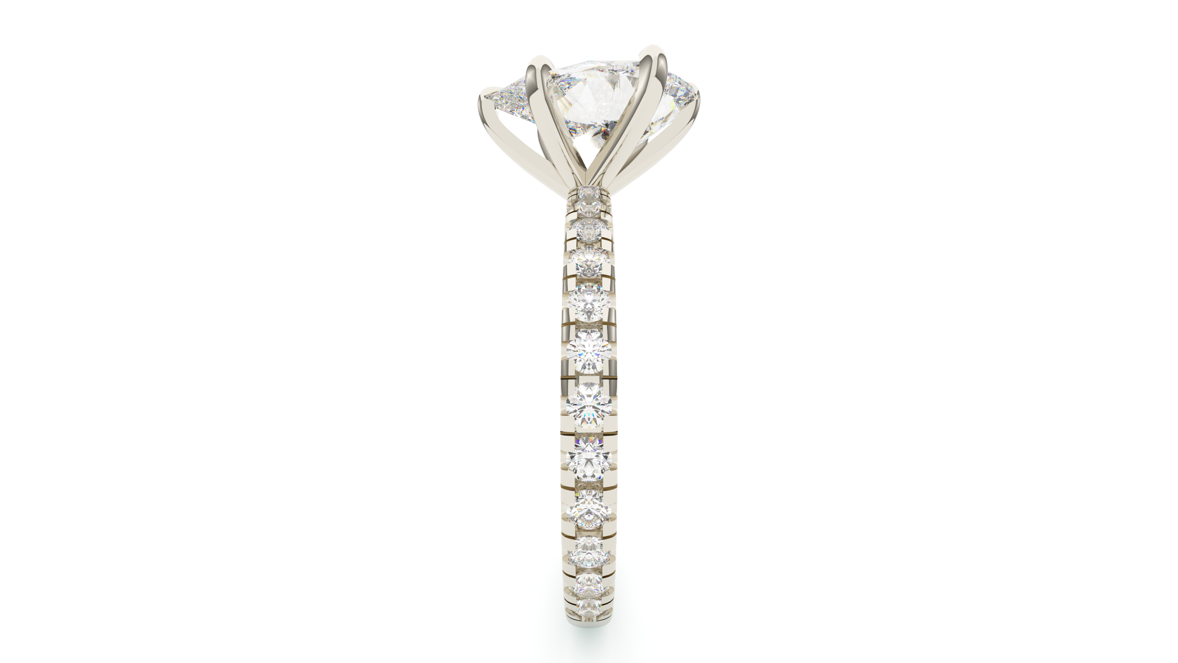 Modern Pavé Pear