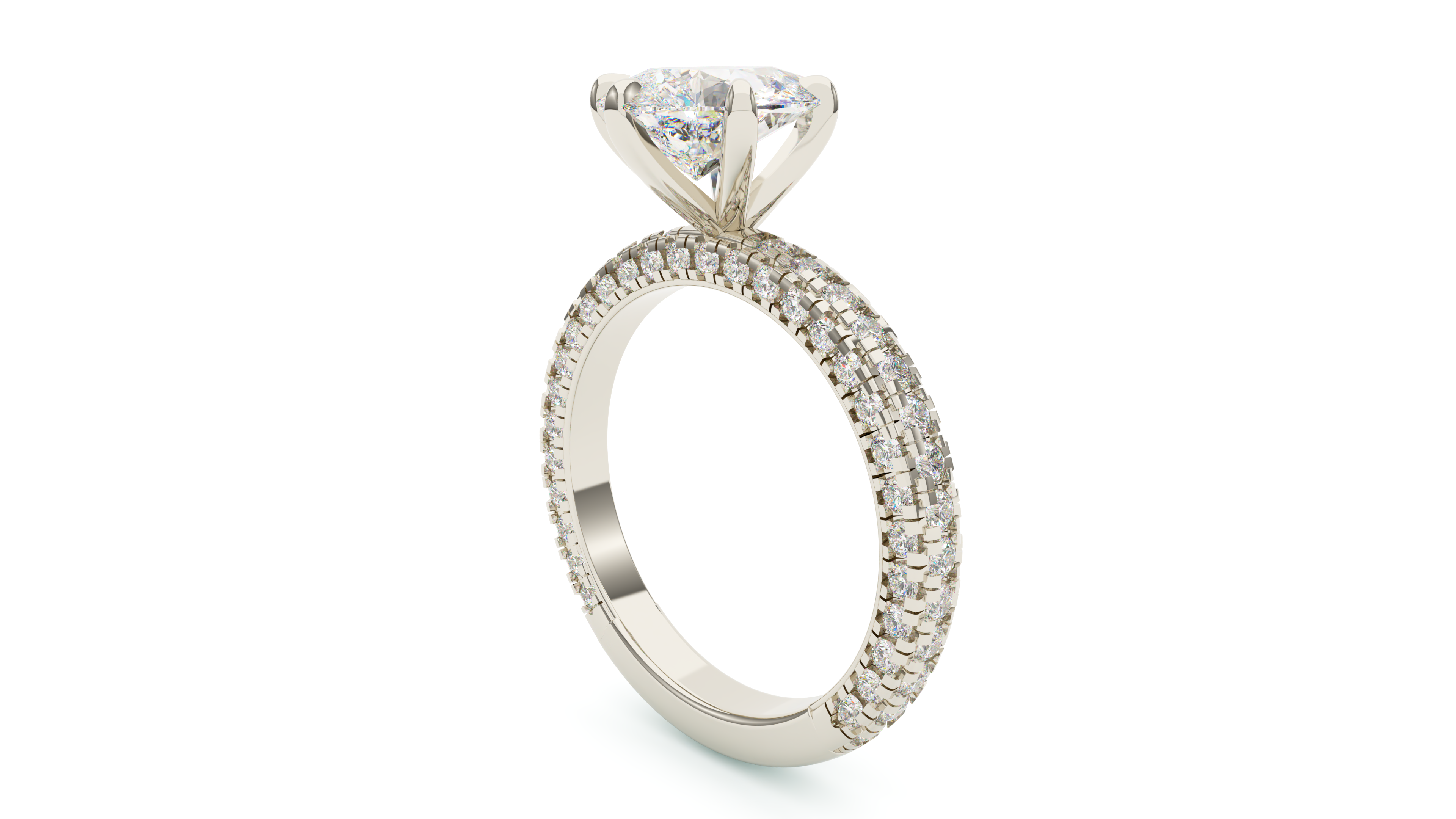 Pear Trio Pavé