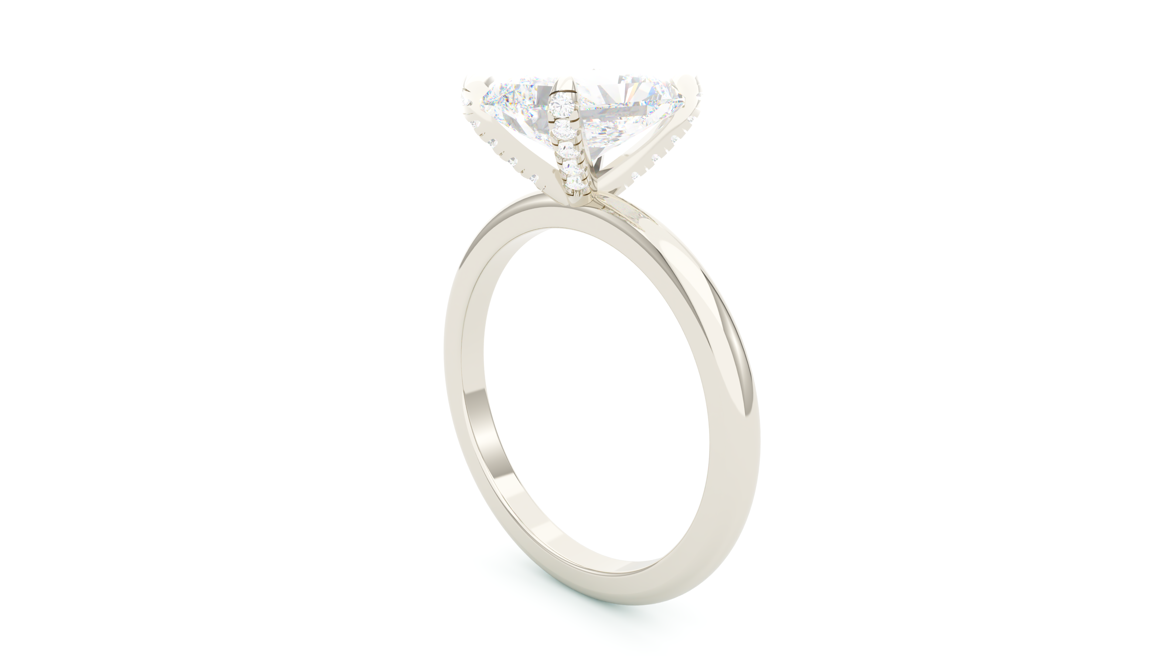 Pavé Prongs Radiant