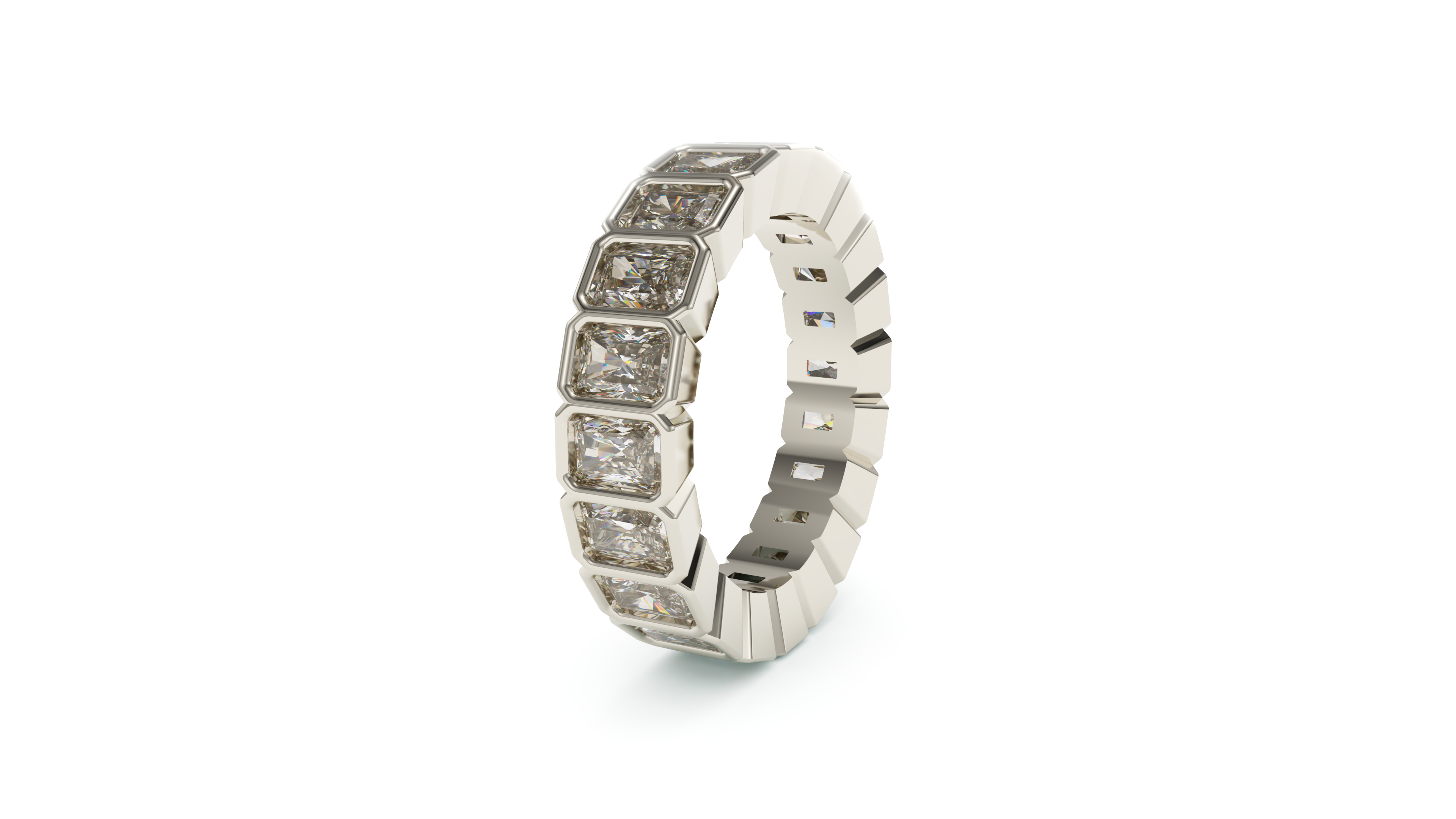 Radiant Bezel Eternity Whisper
