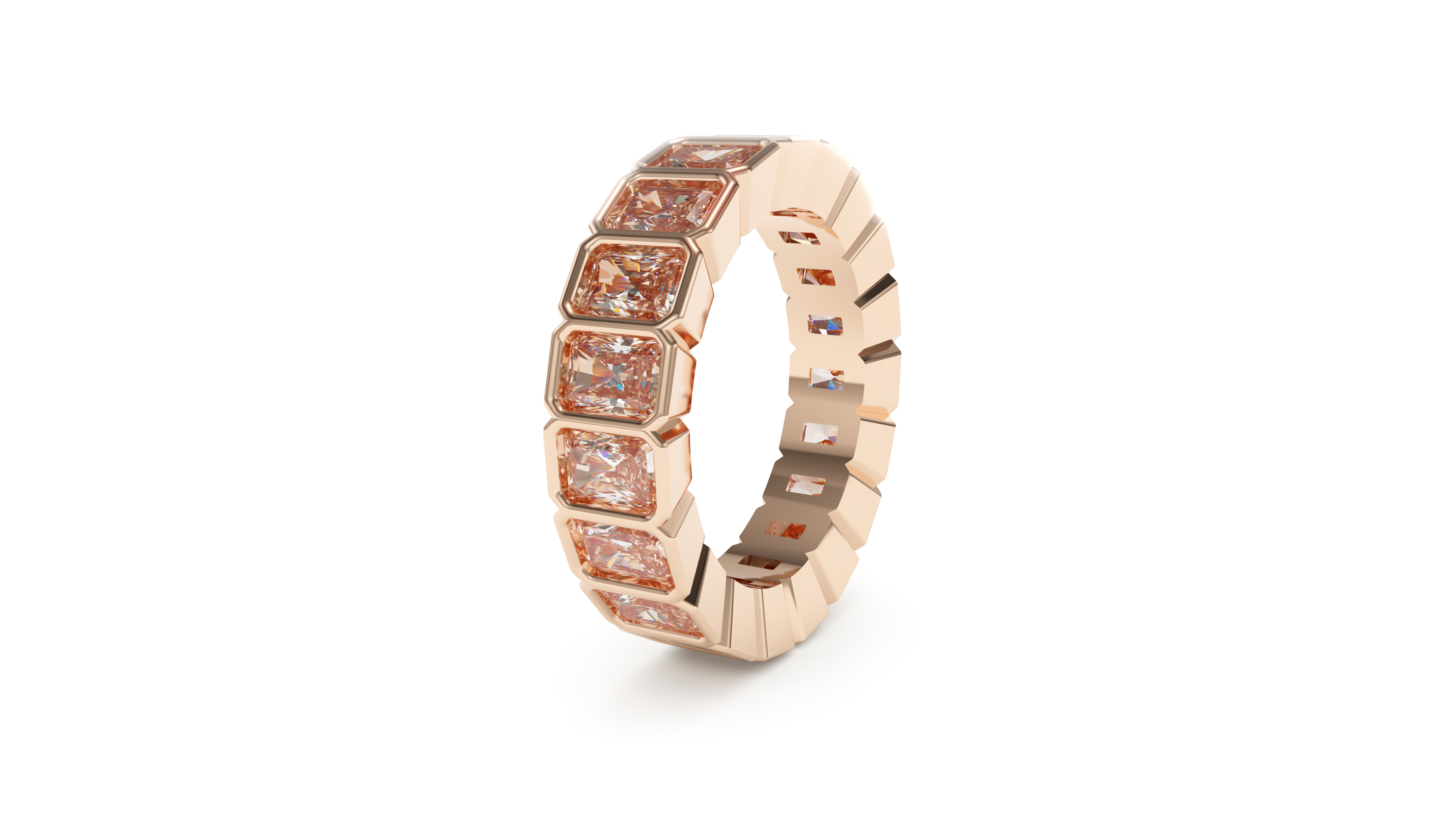 Radiant Bezel Eternity Promise