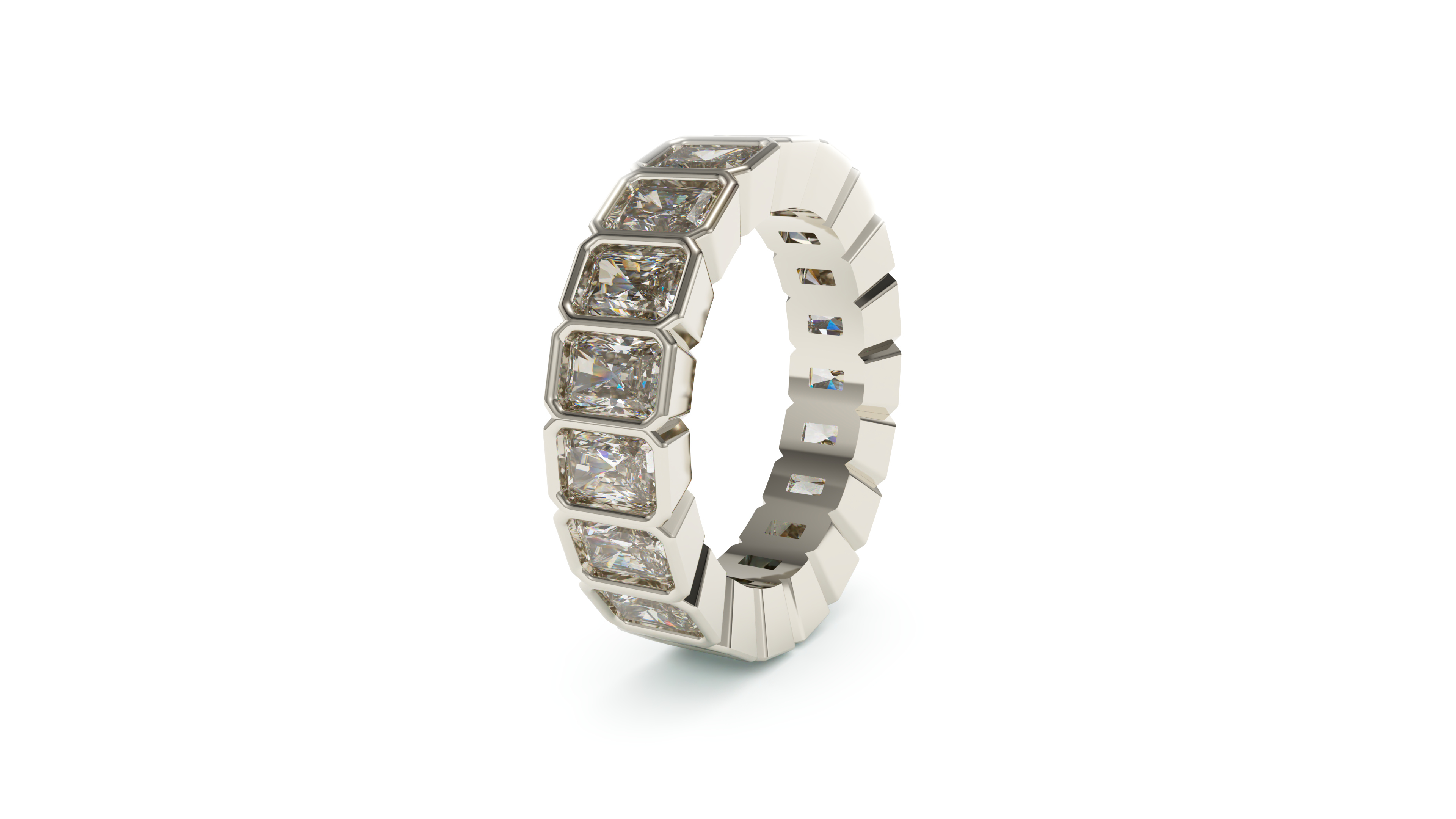 Radiant Bezel Eternity Promise