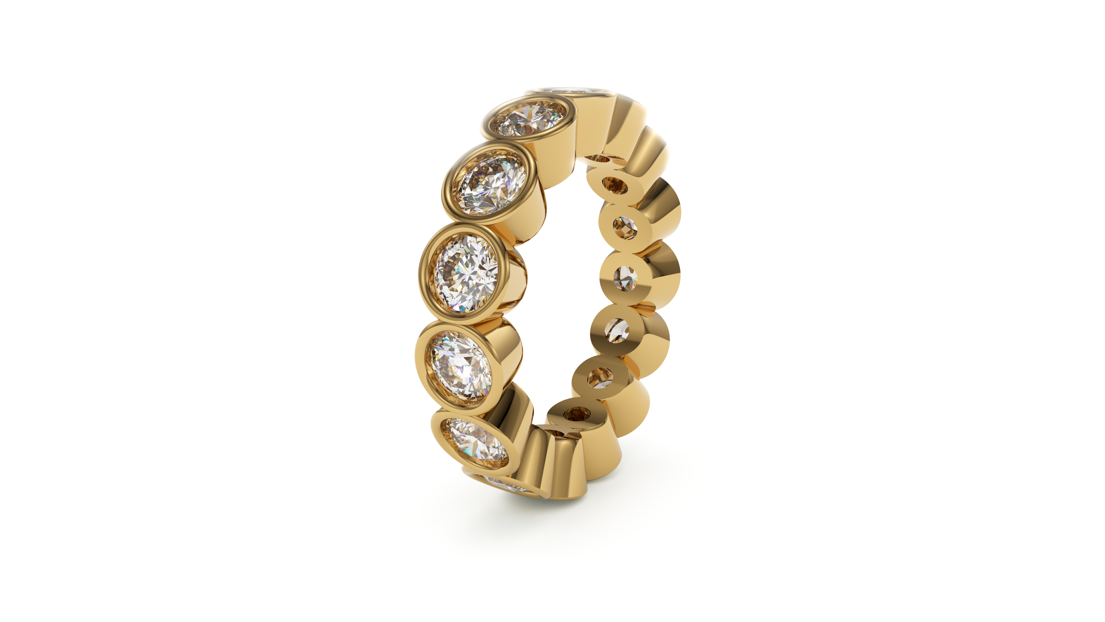 Round Bezel Eternity Promise