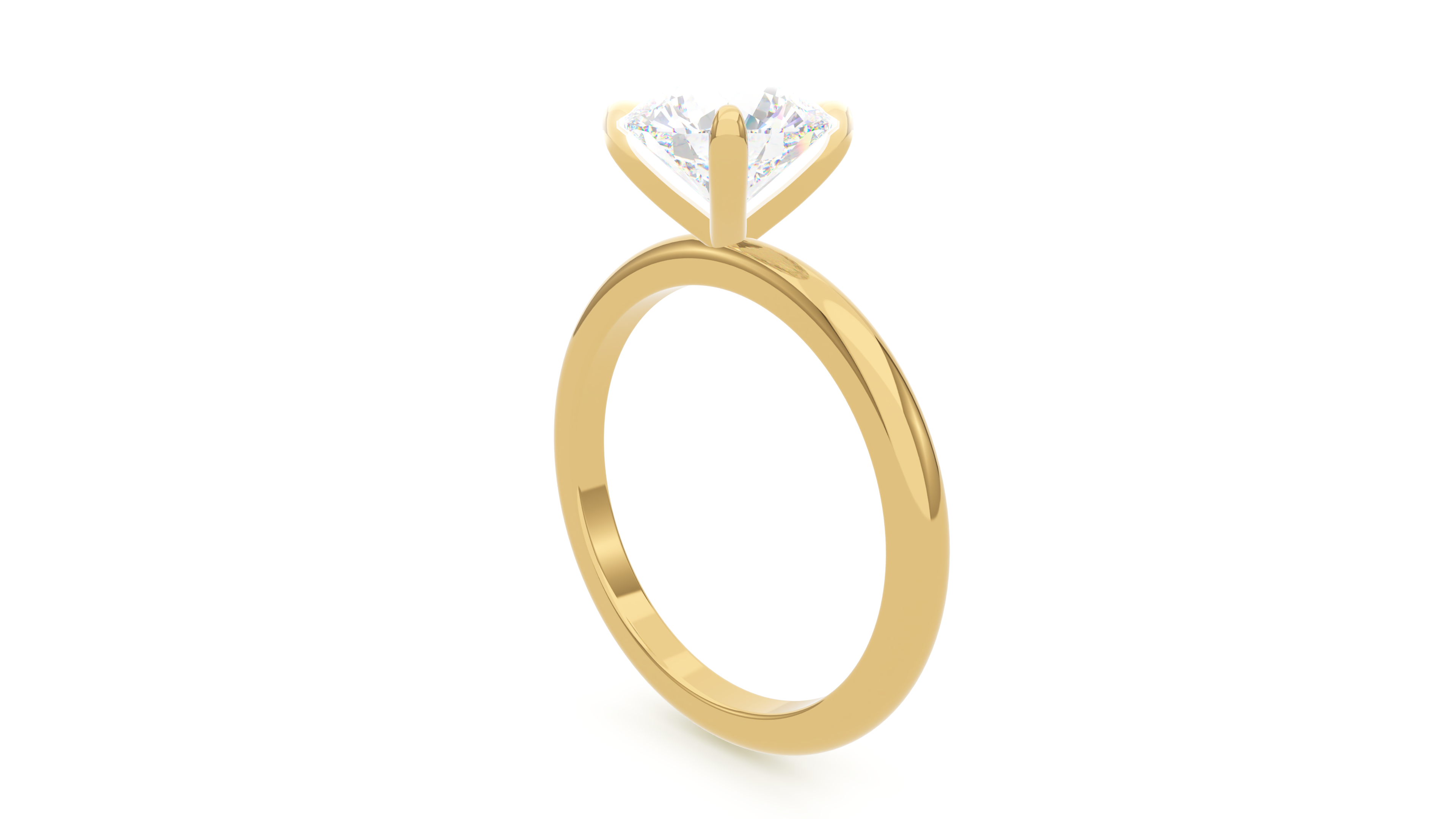 Round Diamond Solitaire
