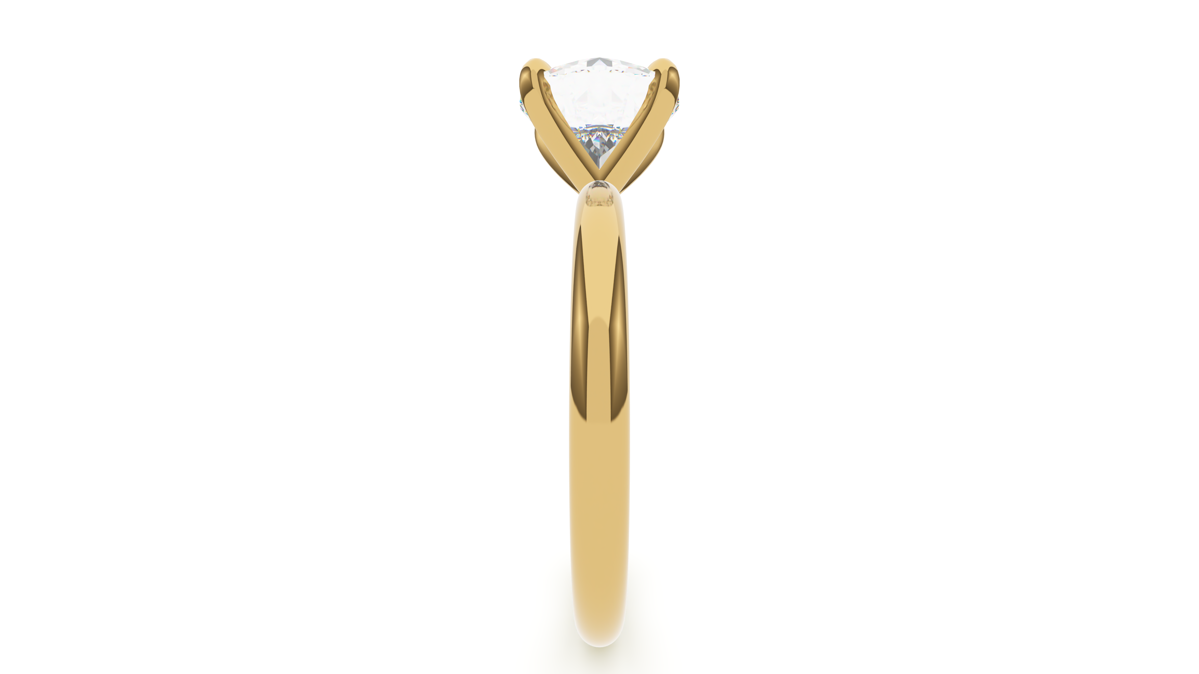 Round Diamond Solitaire