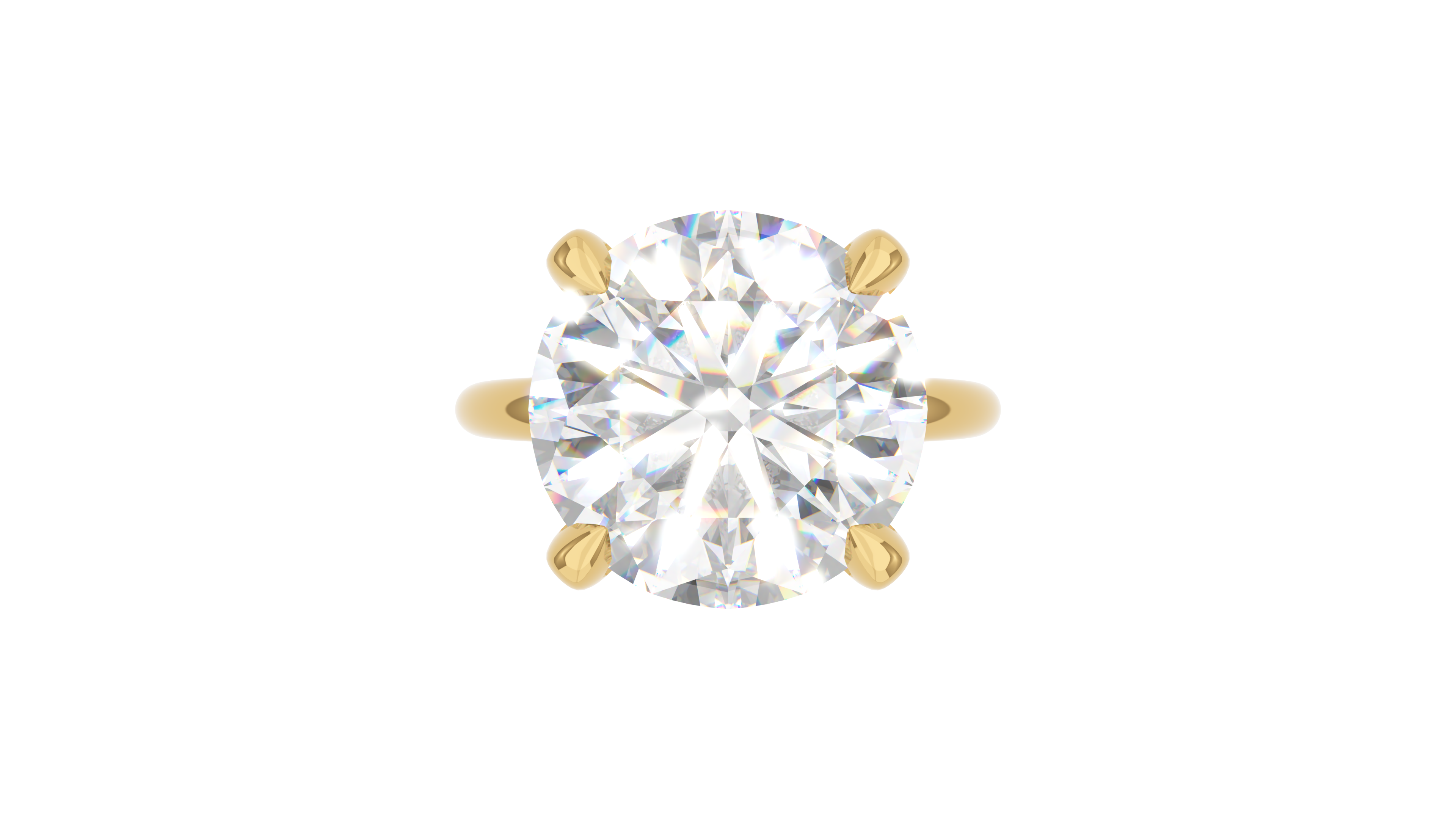 Round Diamond Solitaire