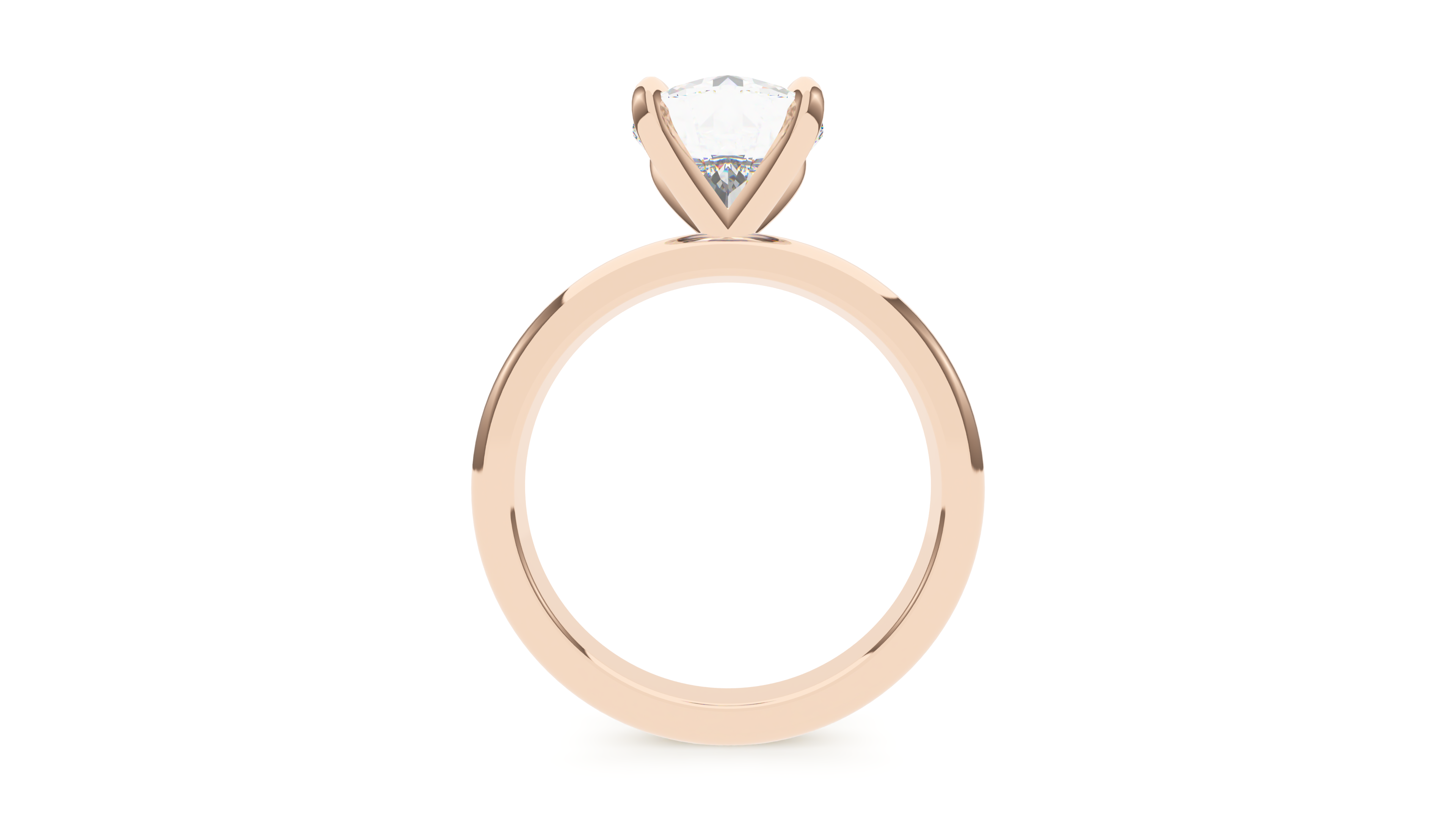 Round Diamond Solitaire