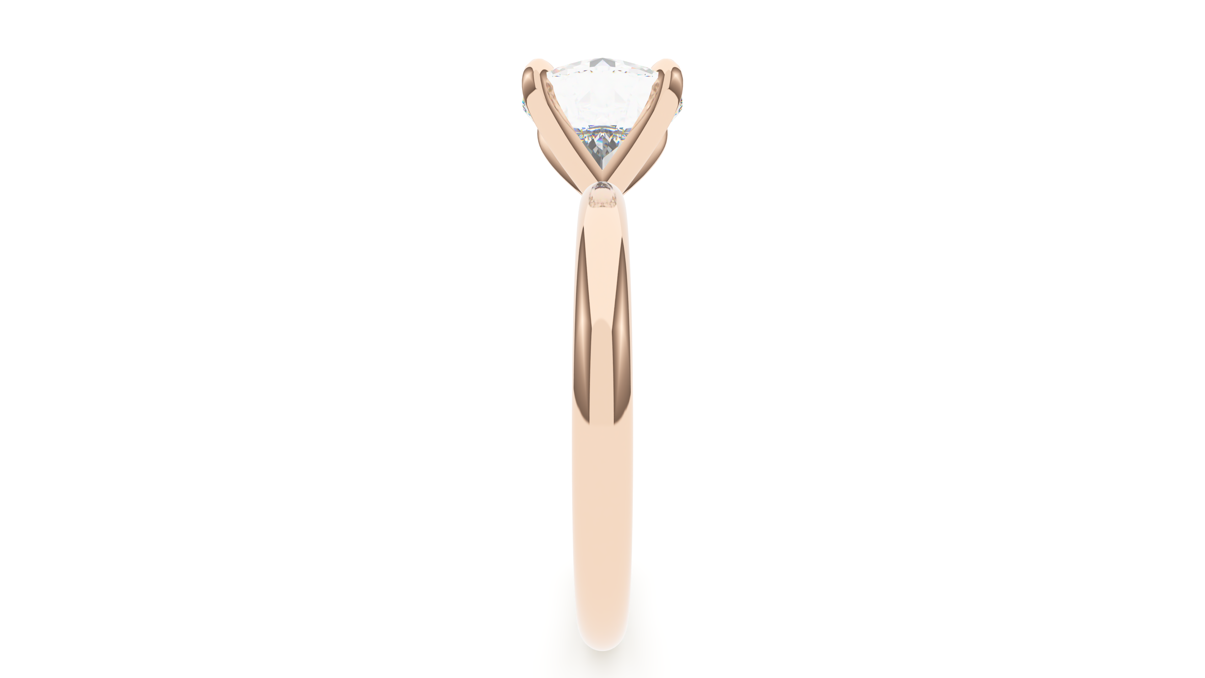 Round Diamond Solitaire