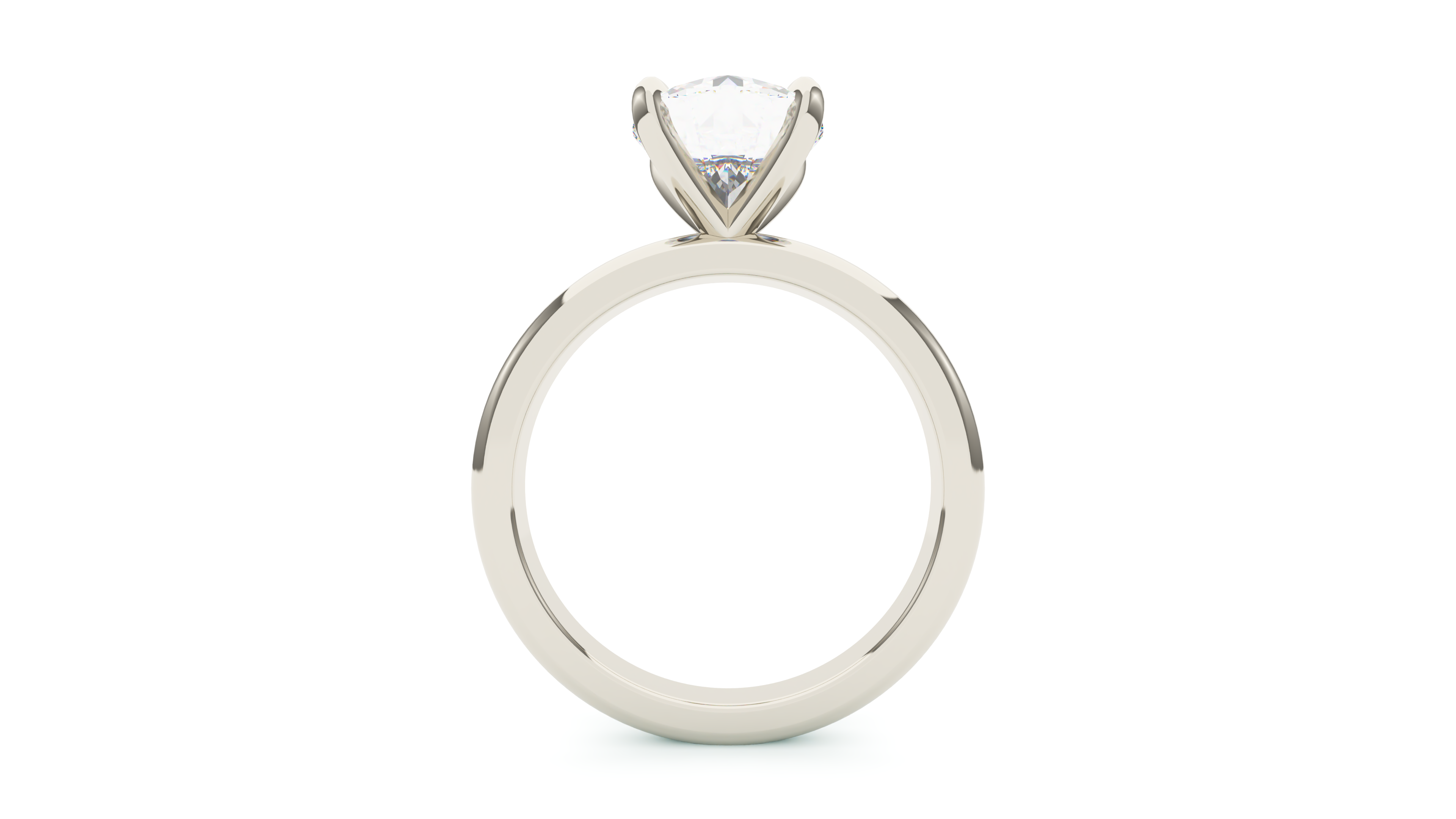 Round Diamond Solitaire