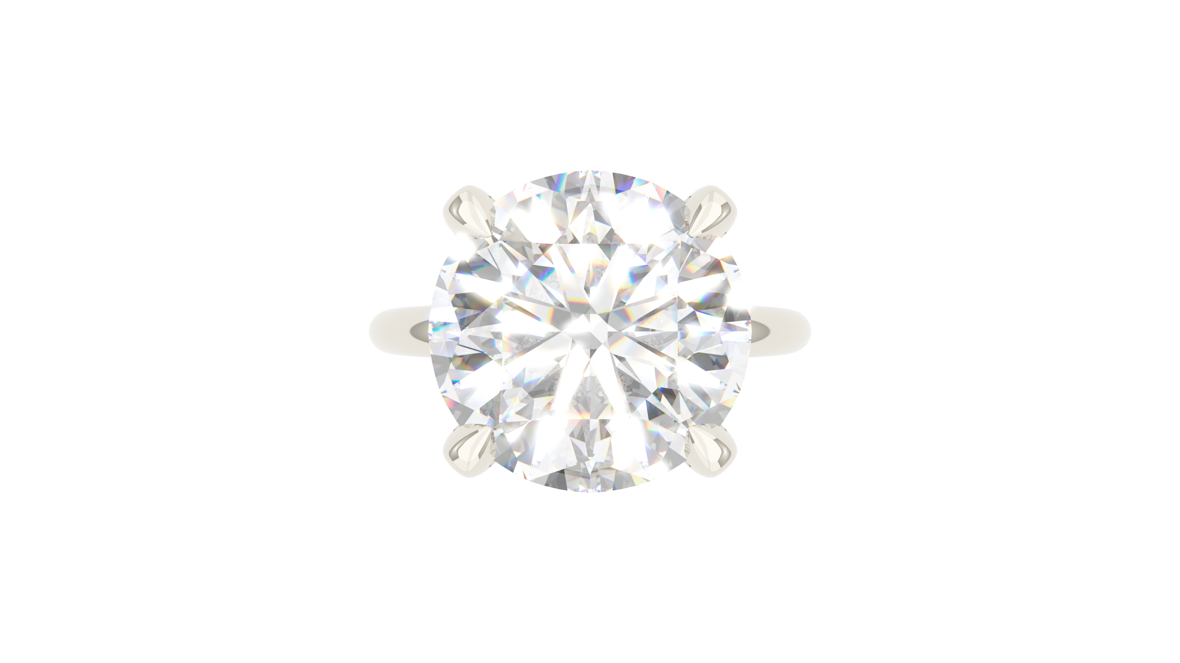 Round Diamond Solitaire